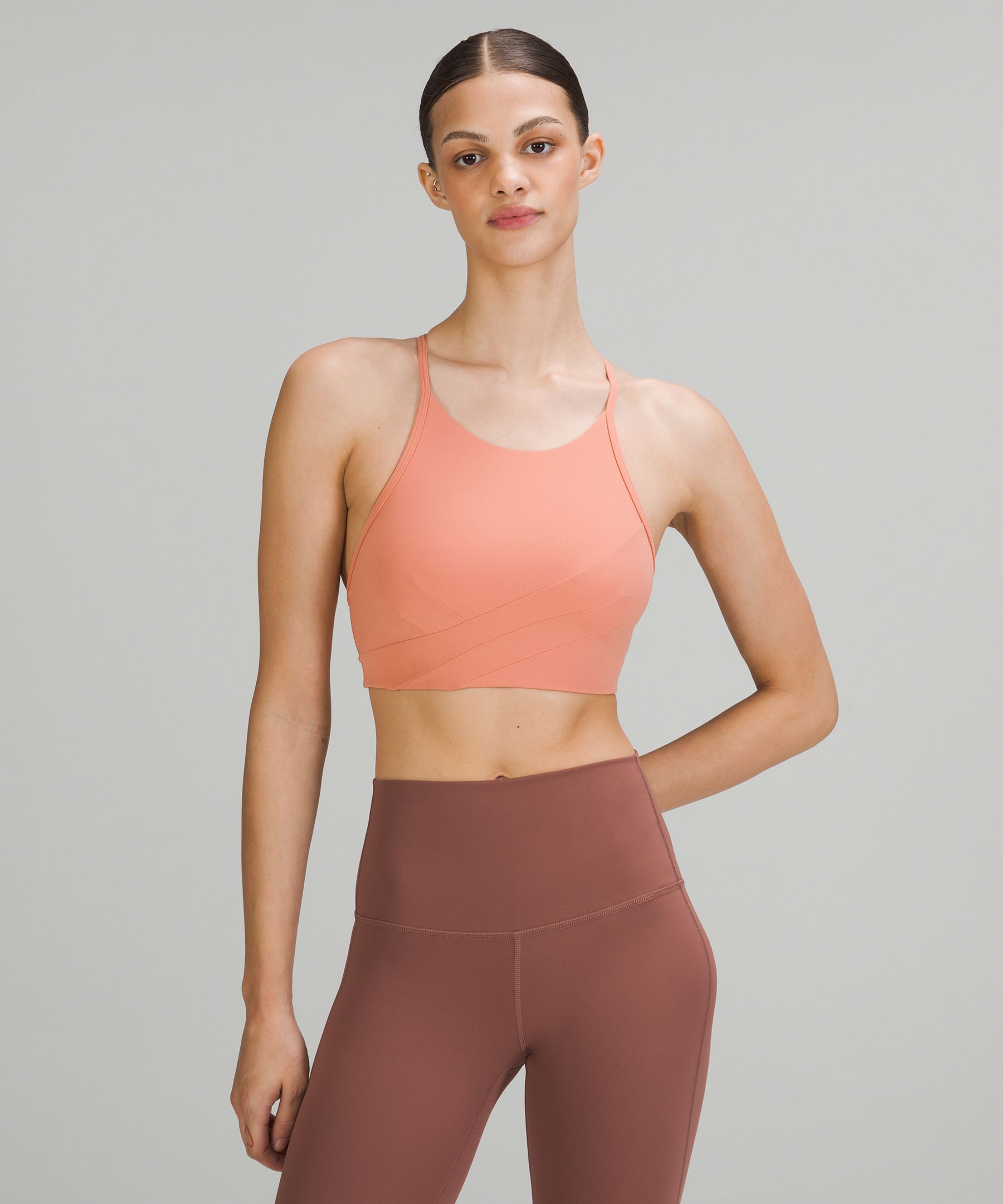 Lululemon Sports Bh Dame Rosa | 47035-YTQD