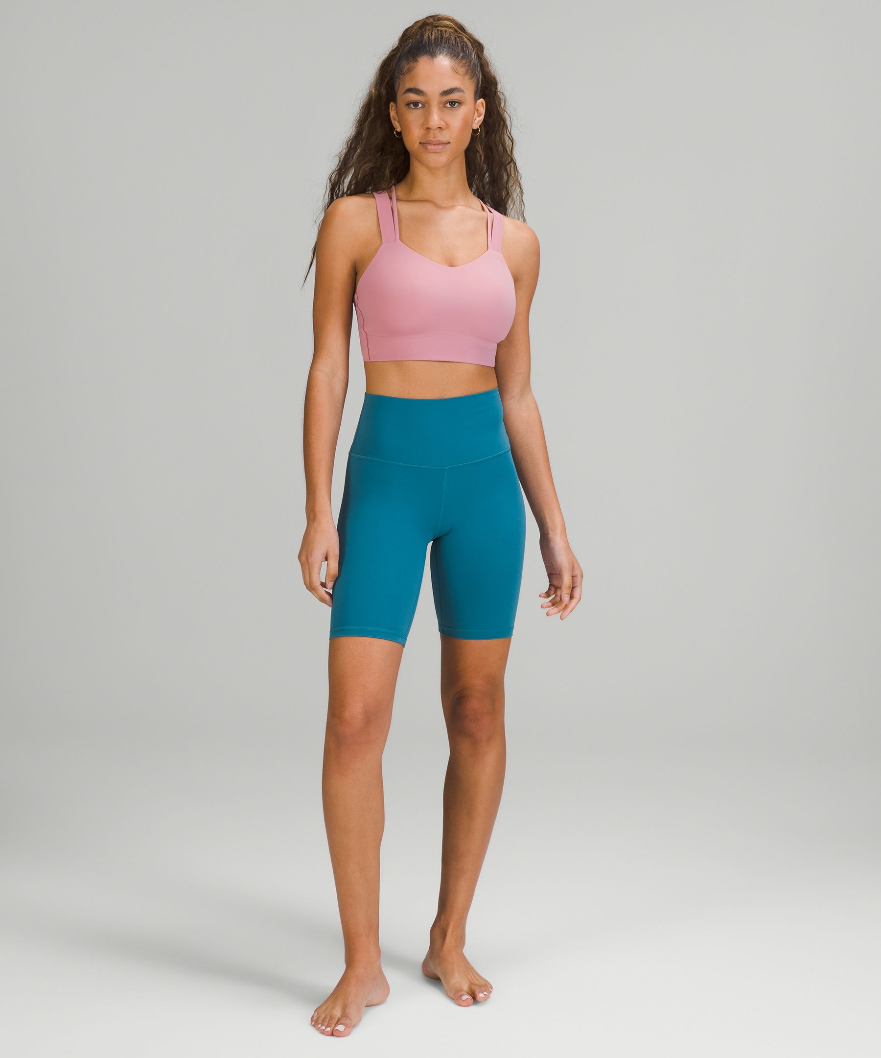 Lululemon Sports Bh Dame Rosa | 49538-AIGY