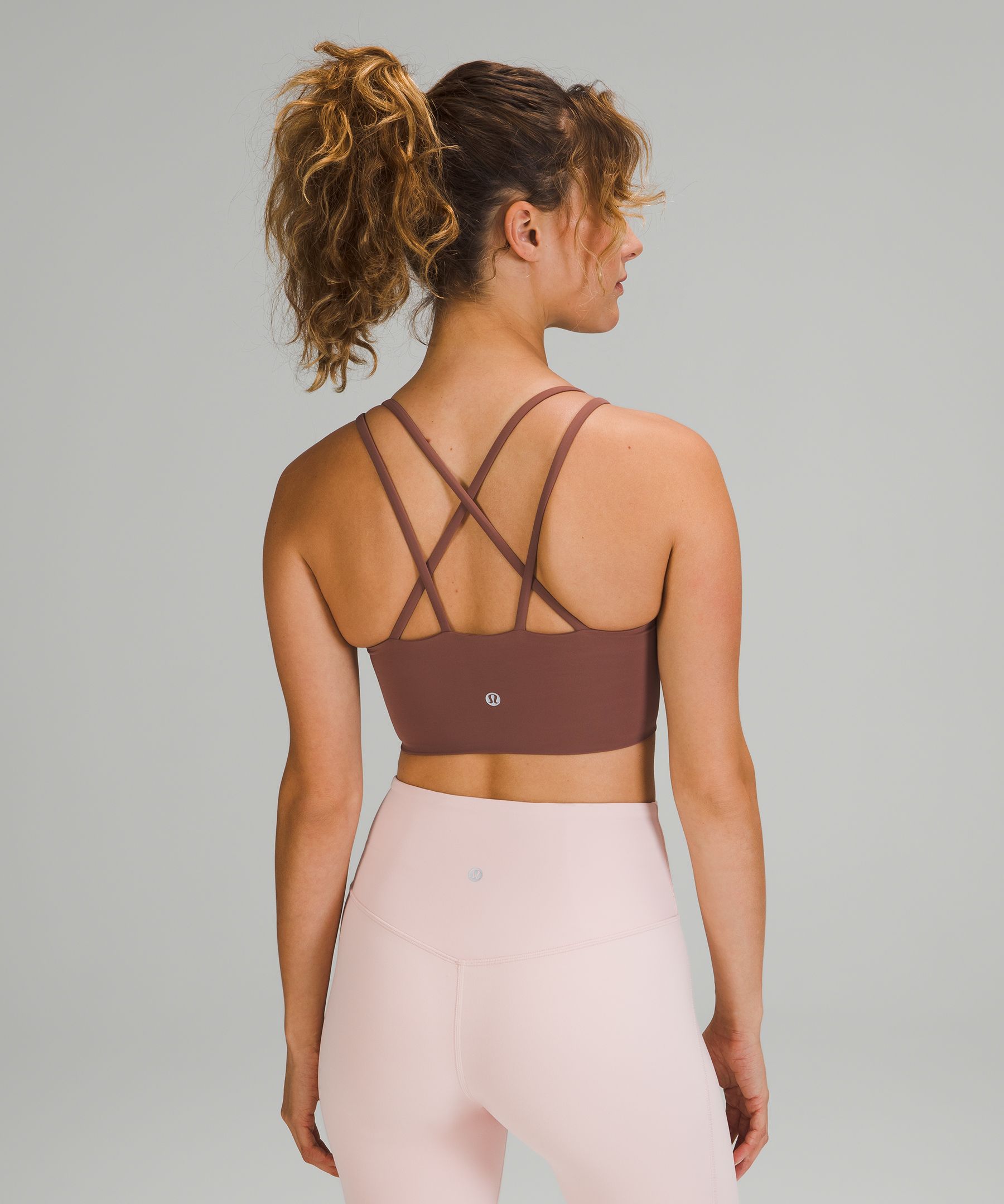 Lululemon Sports Bh Dame Rosa | 73914-QPDX