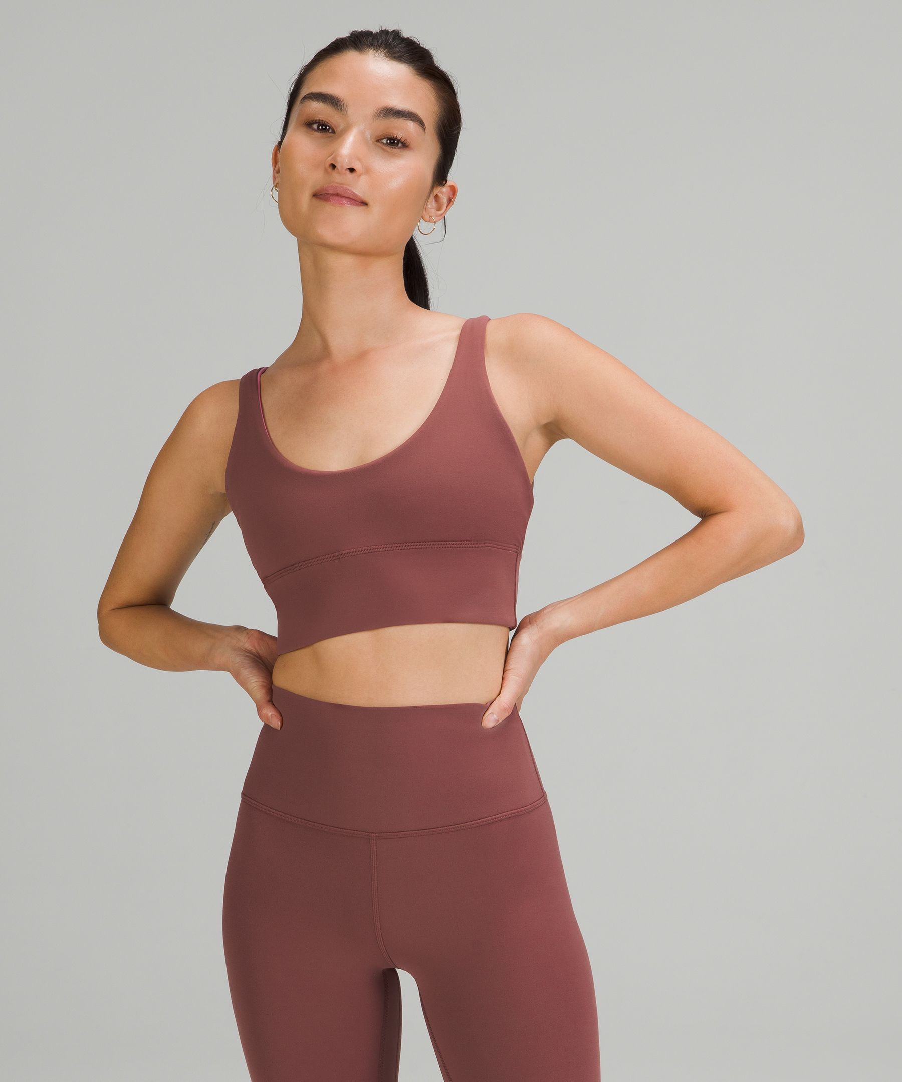 Lululemon Sports Bh Dame Rød Rosa | 58276-GIUT
