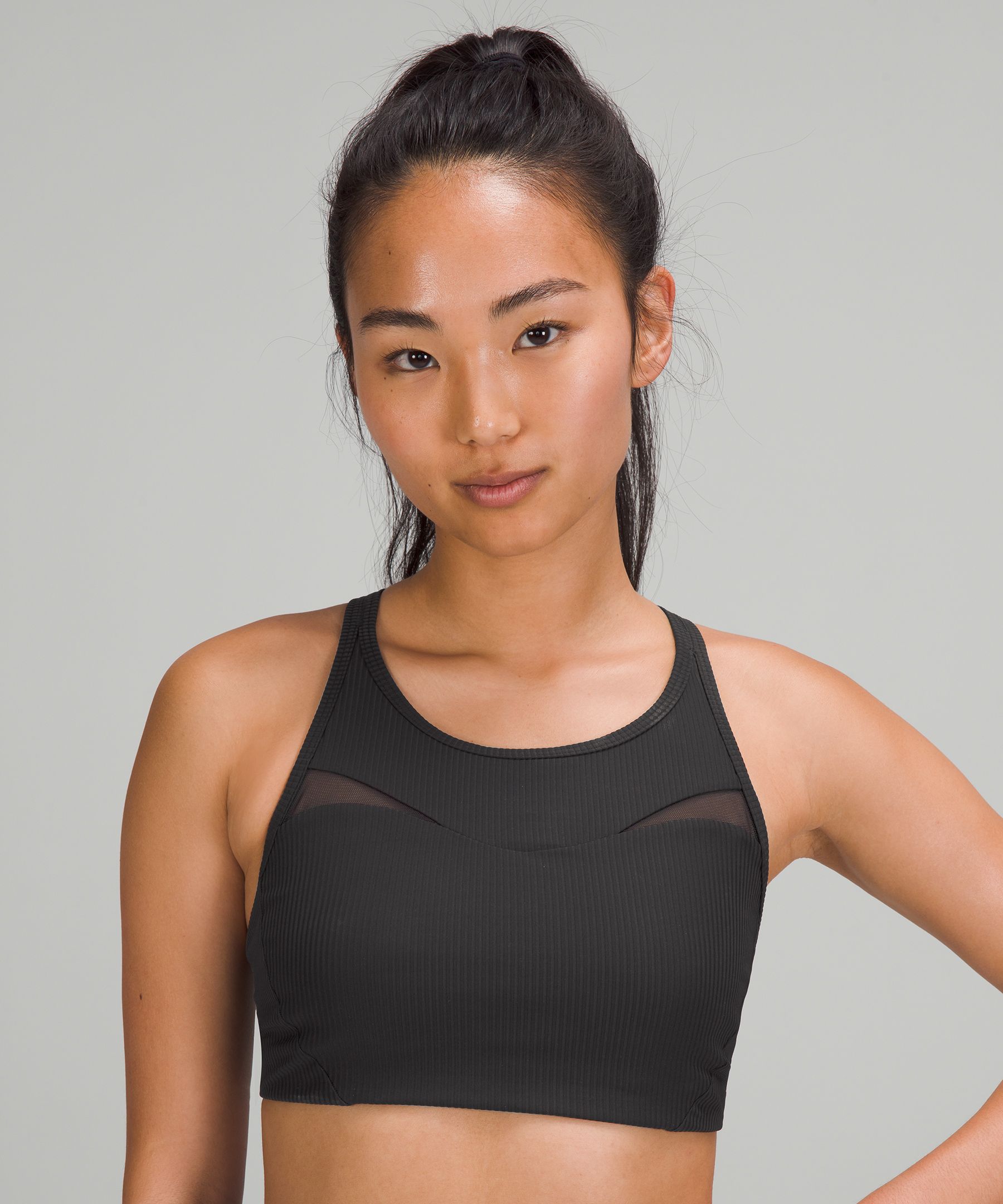 Lululemon Sports Bh Dame Svarte | 02619-KMUH