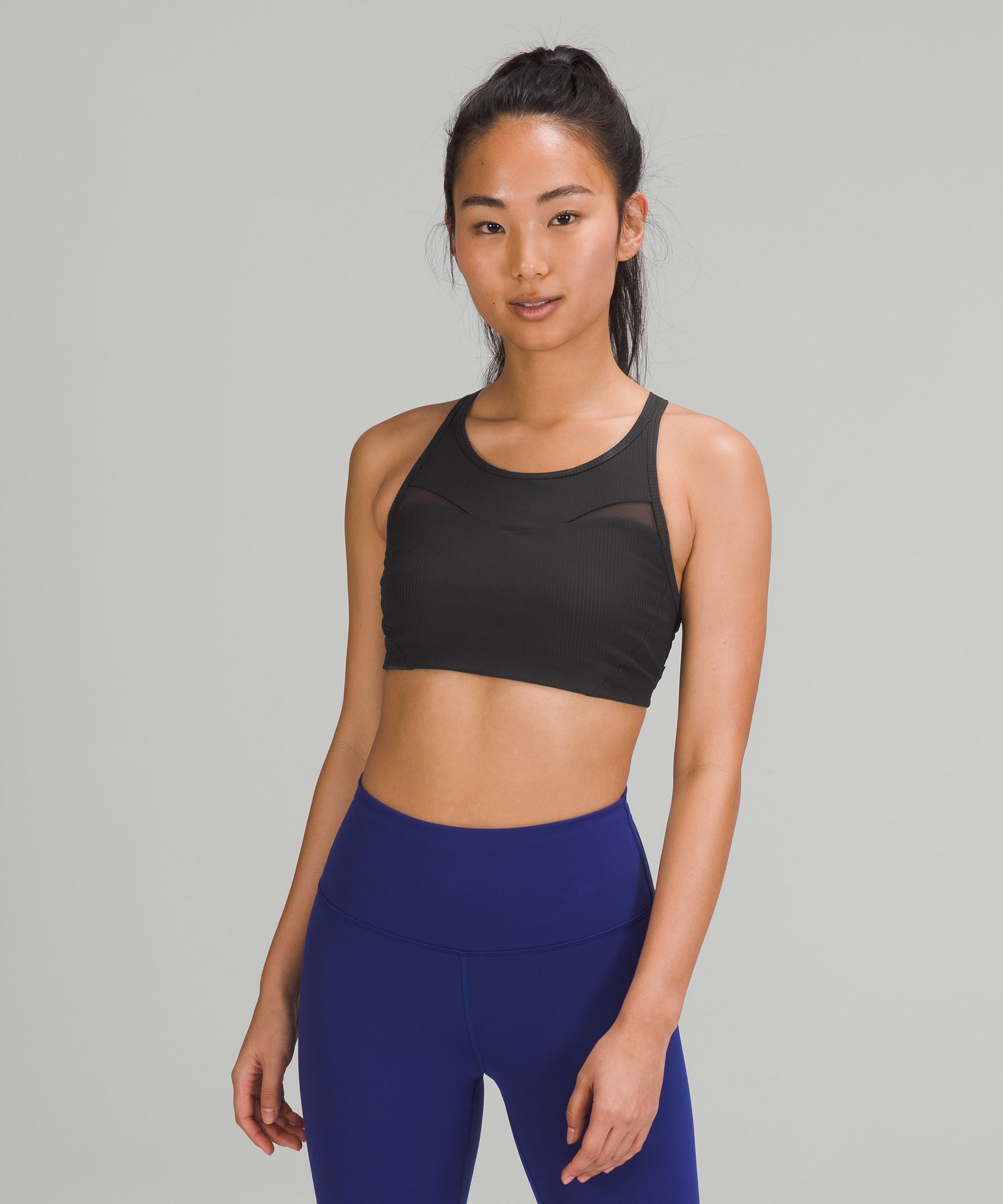 Lululemon Sports Bh Dame Svarte | 02619-KMUH