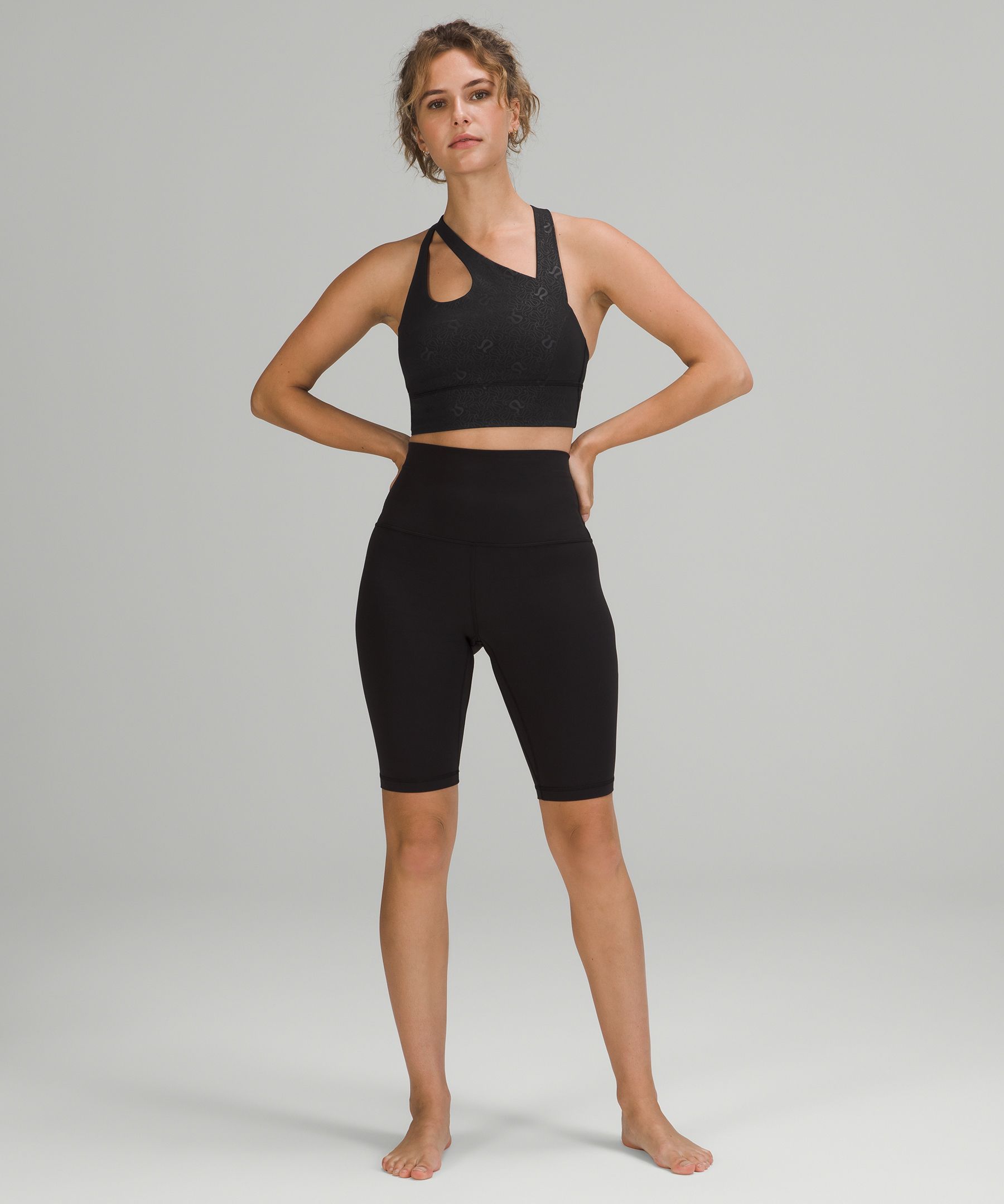 Lululemon Sports Bh Dame Svarte | 07412-TGPS