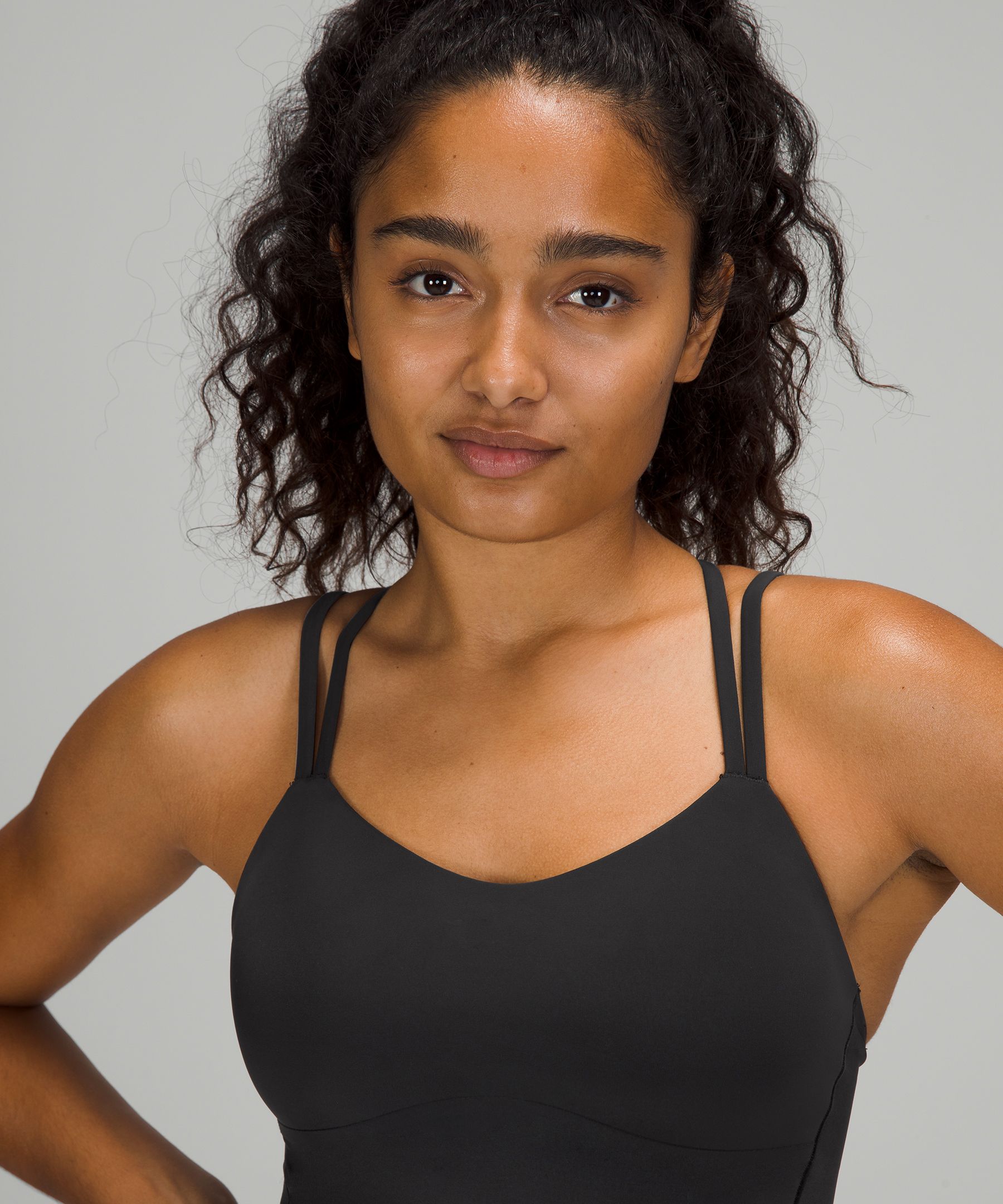 Lululemon Sports Bh Dame Svarte | 13069-ZNSW