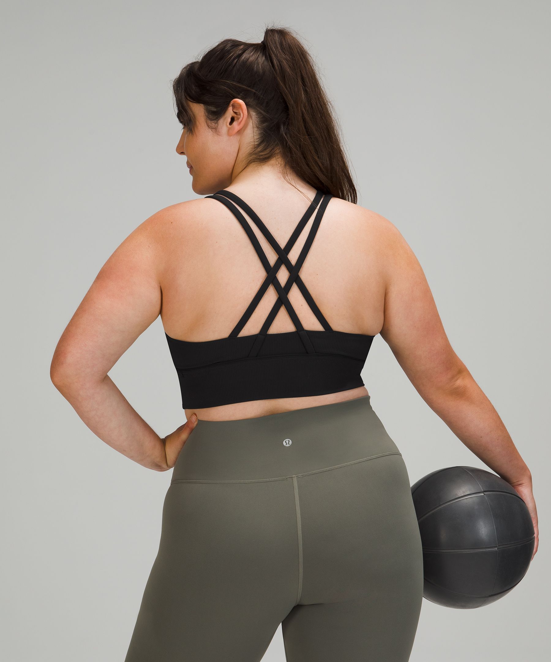 Lululemon Sports Bh Dame Svarte | 26439-ZEHO