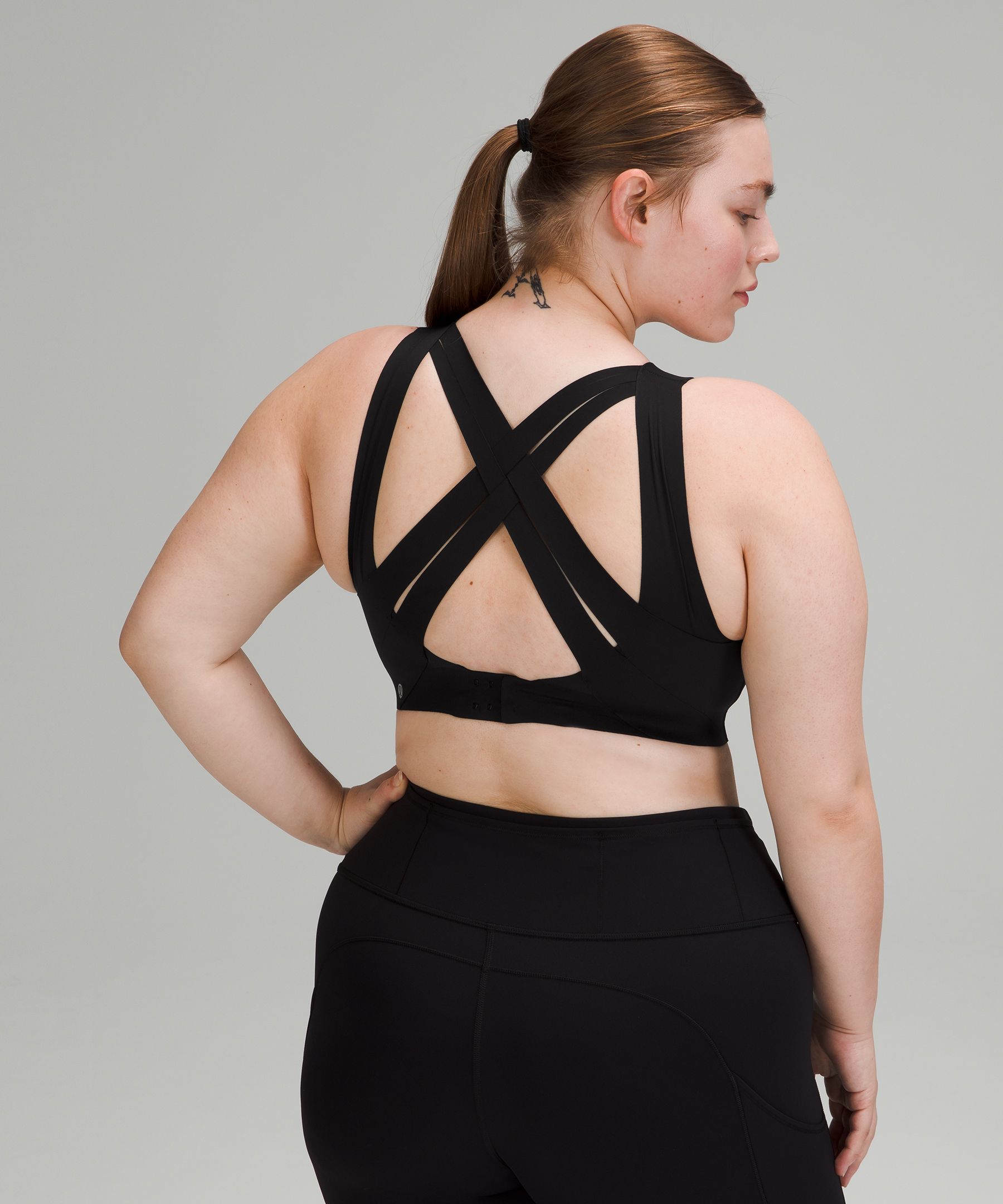 Lululemon Sports Bh Dame Svarte | 28657-RZMY