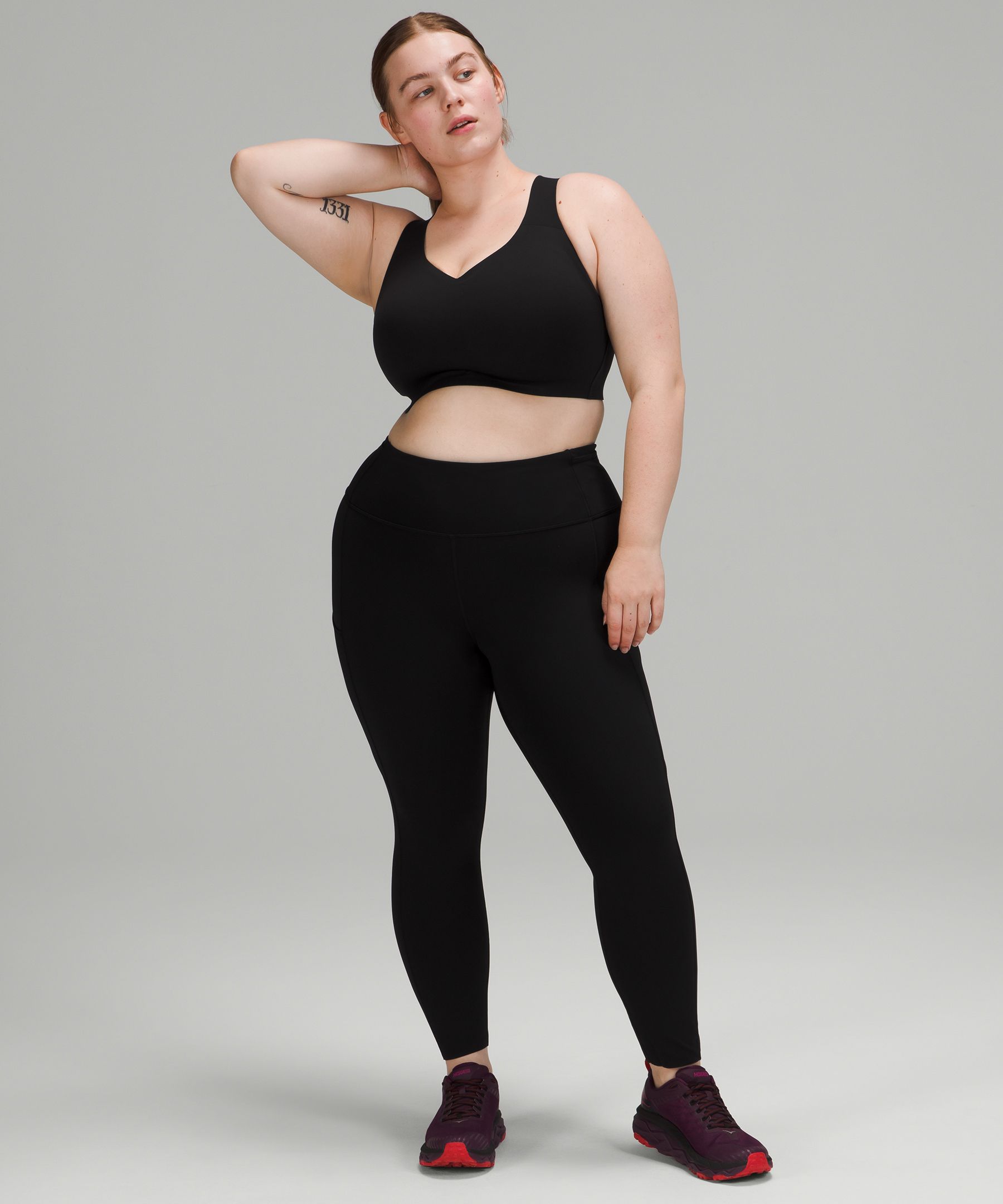 Lululemon Sports Bh Dame Svarte | 28657-RZMY