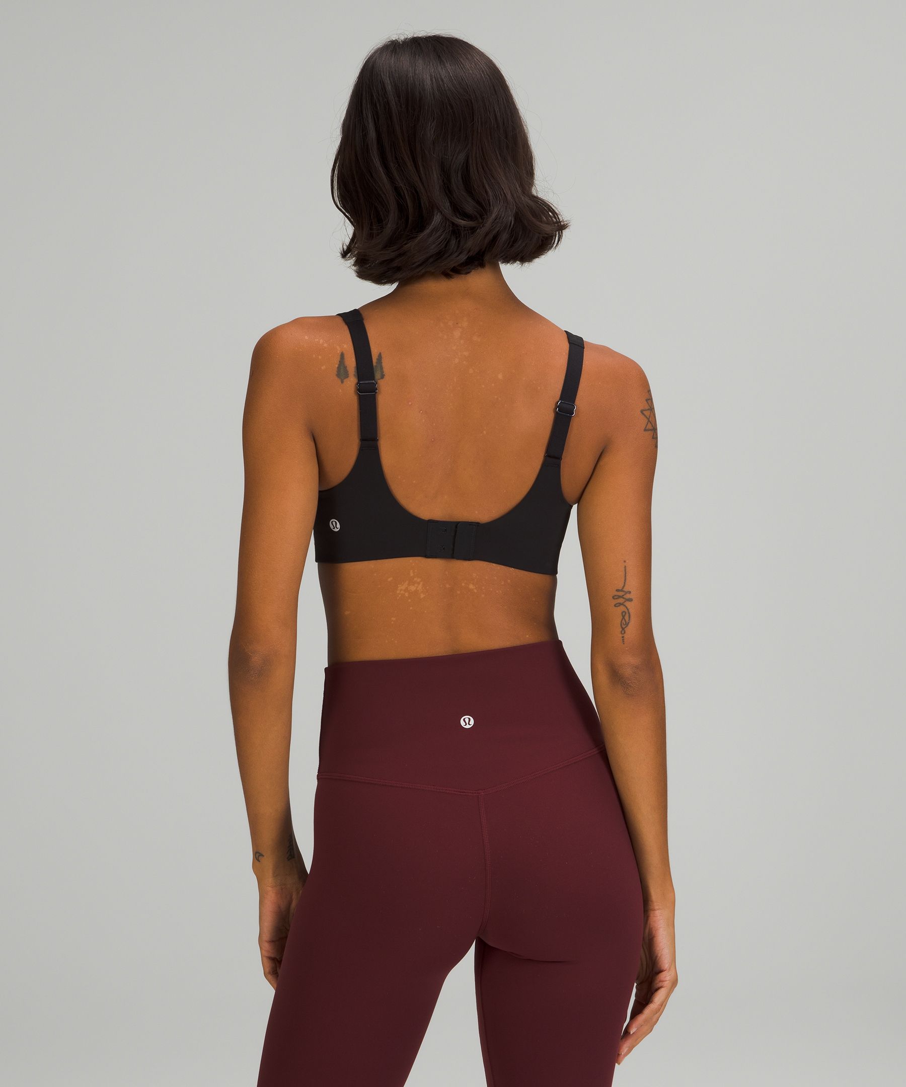 Lululemon Sports Bh Dame Svarte | 32057-GWJM