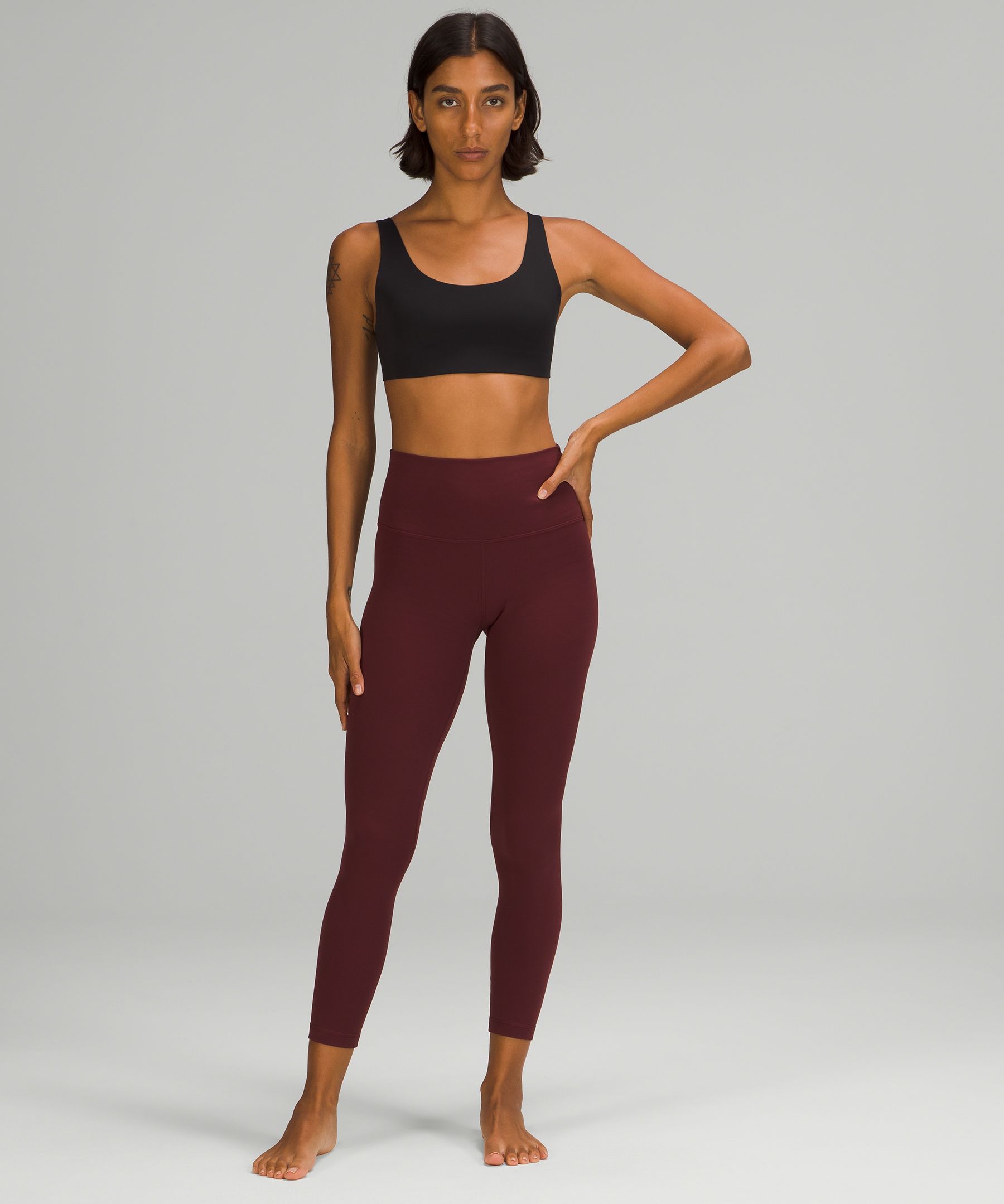 Lululemon Sports Bh Dame Svarte | 32057-GWJM