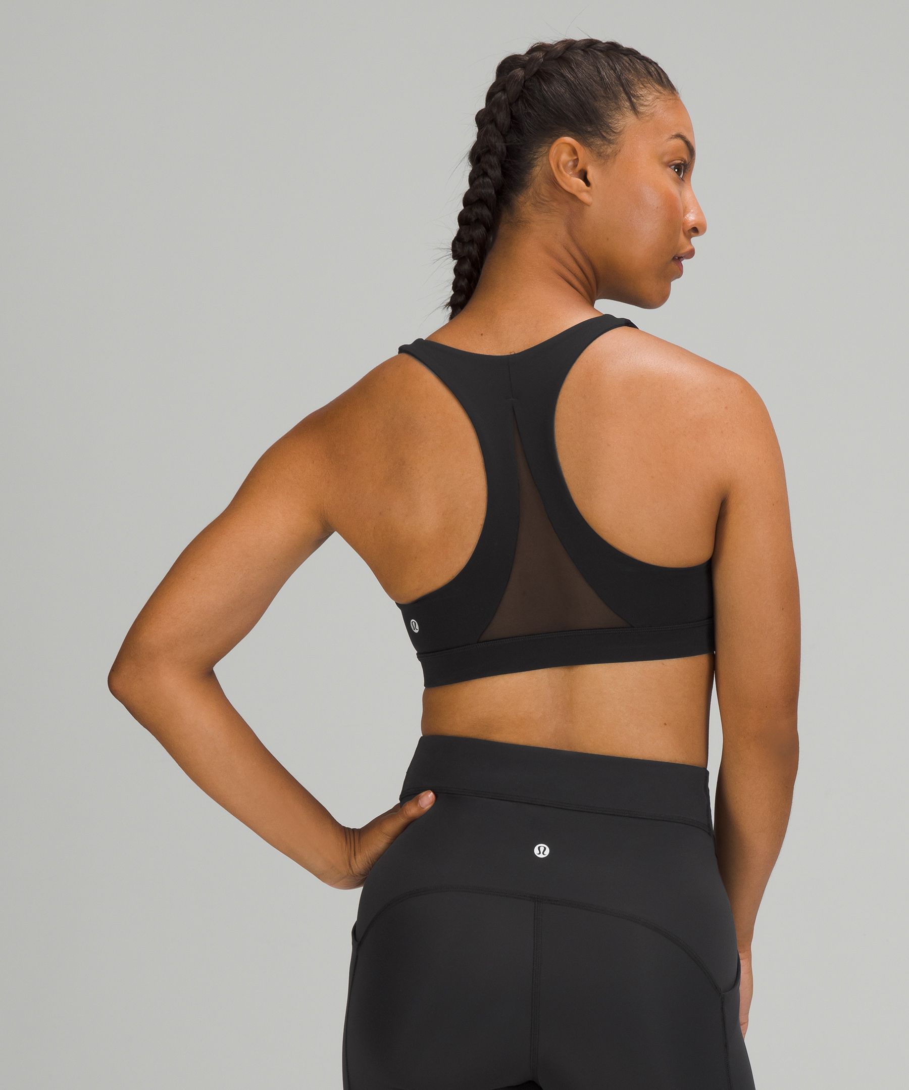Lululemon Sports Bh Dame Svarte | 32079-VDTG