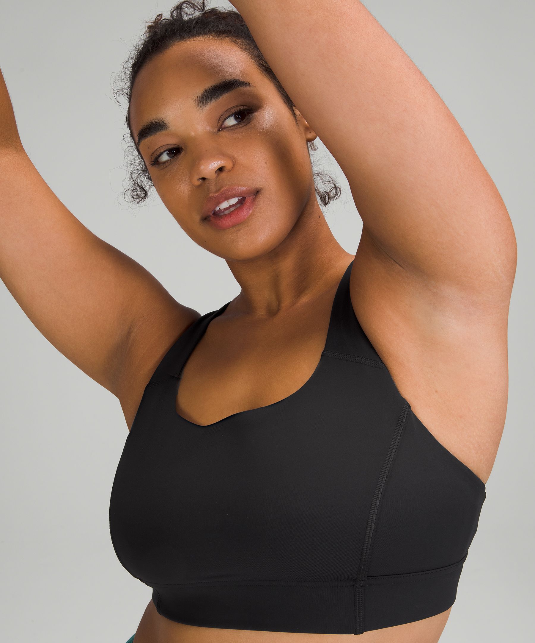 Lululemon Sports Bh Dame Svarte | 32591-JVPE