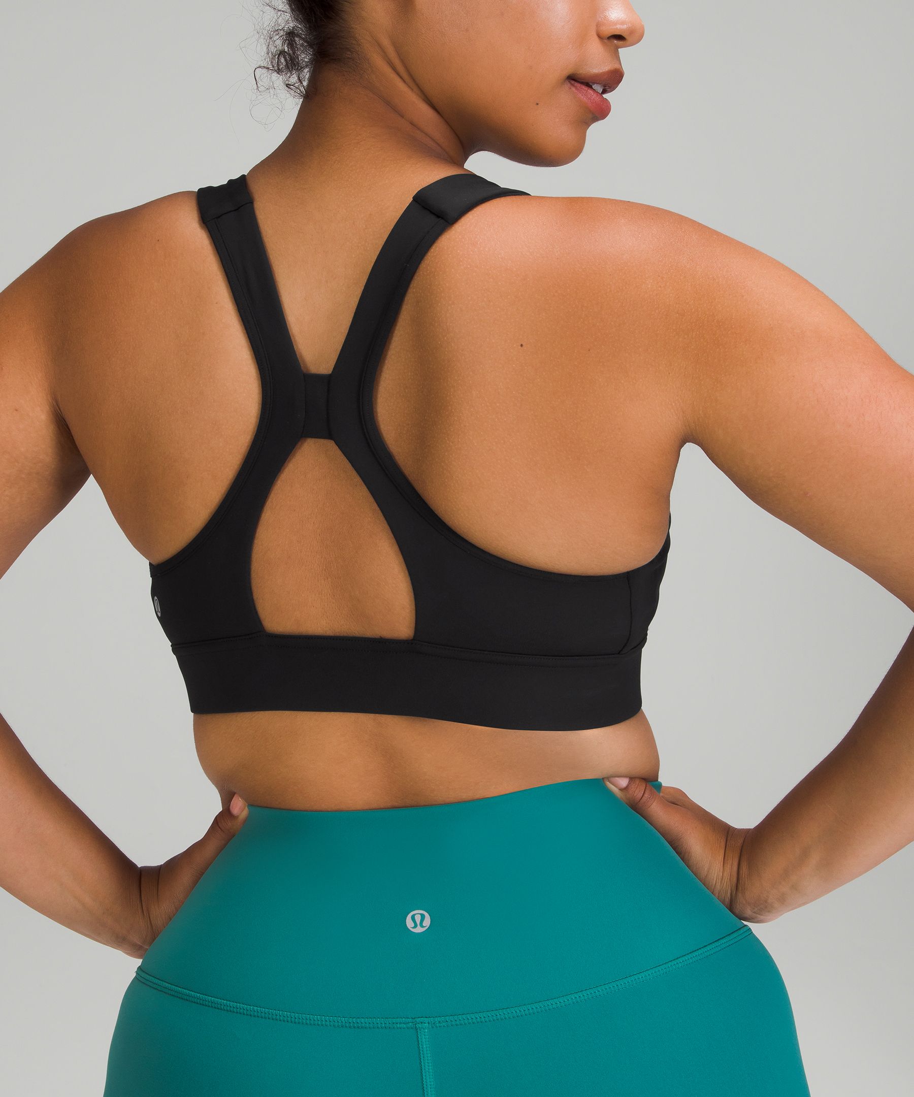 Lululemon Sports Bh Dame Svarte | 32591-JVPE