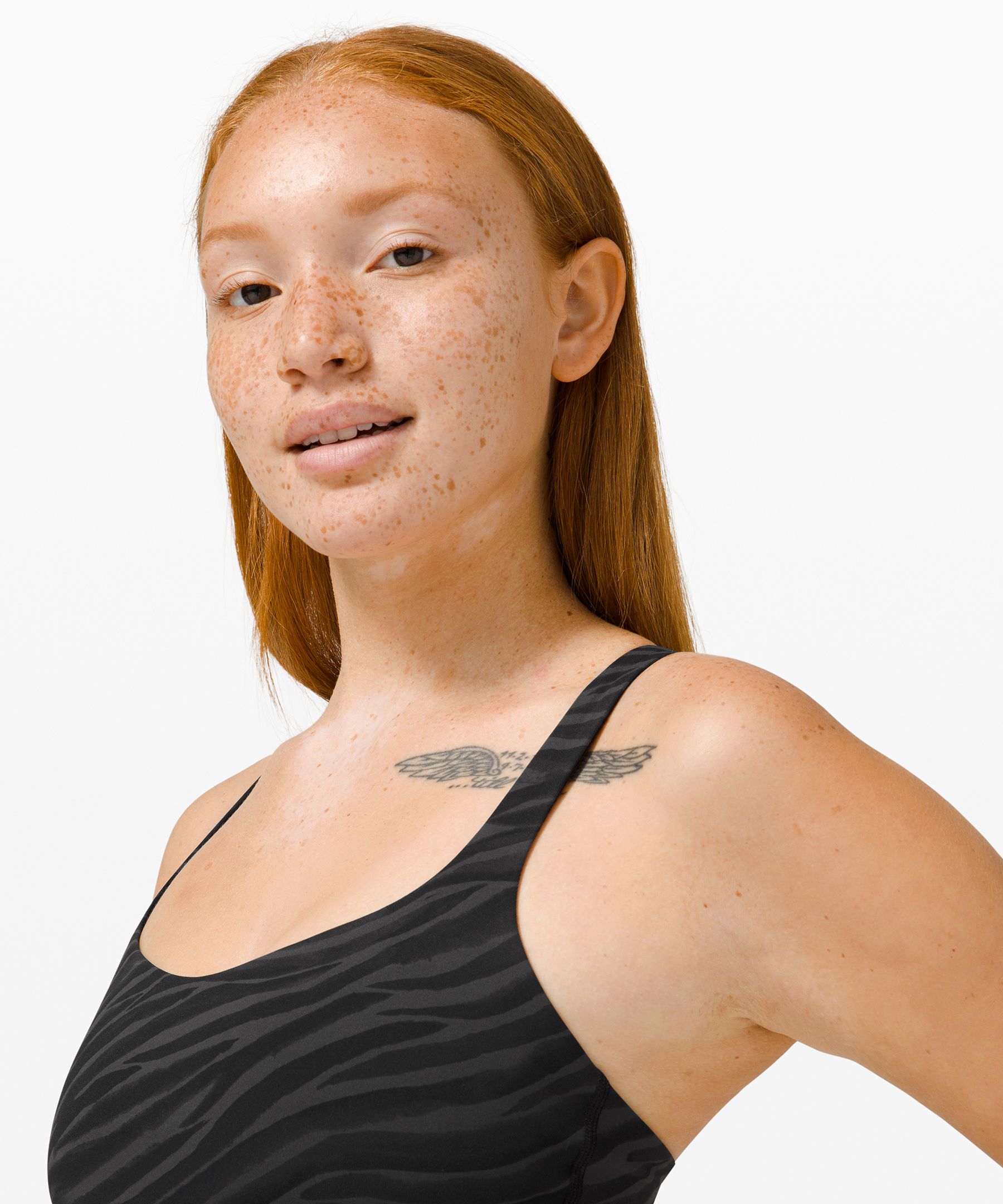 Lululemon Sports Bh Dame Svarte | 37256-UPHT