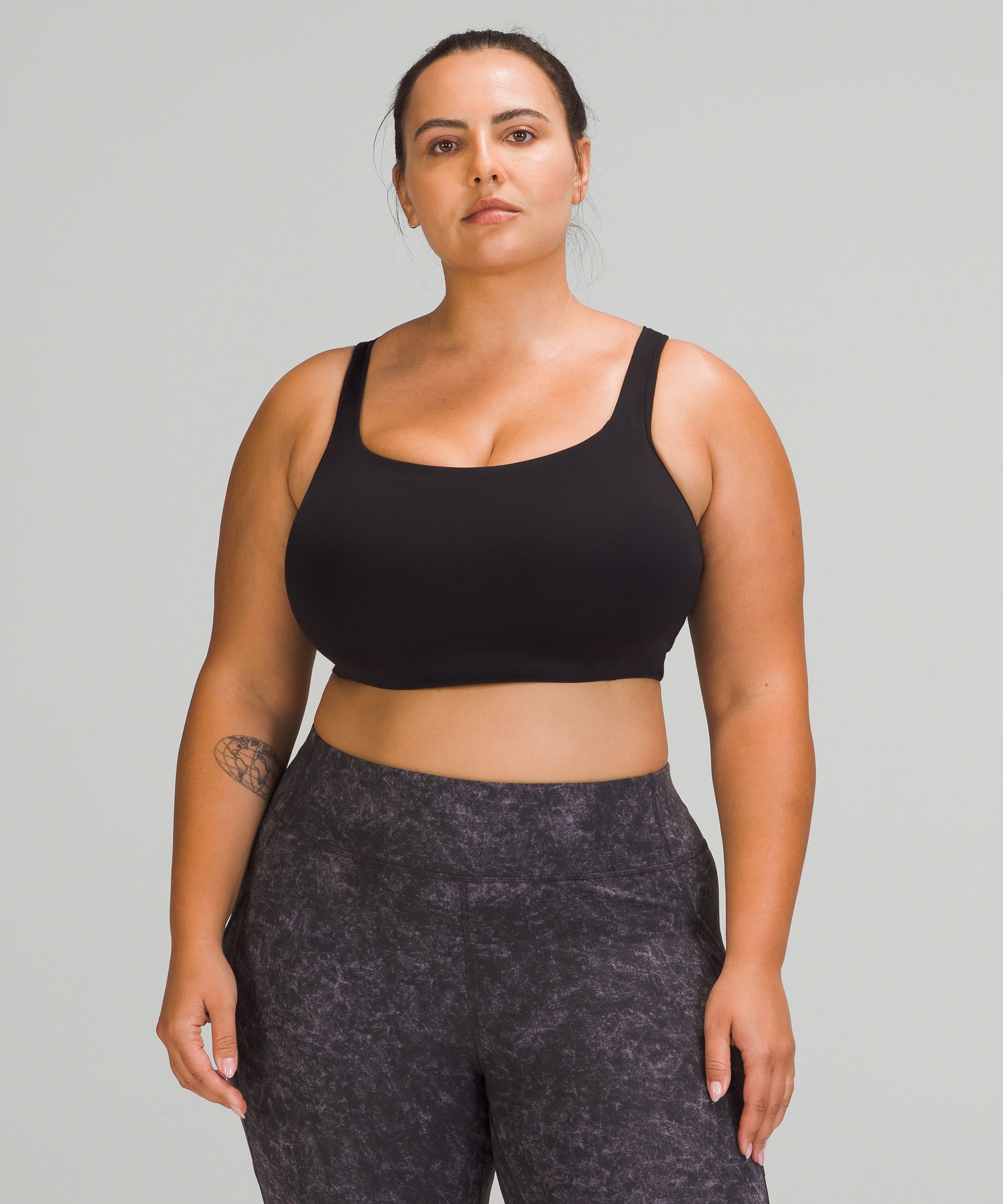 Lululemon Sports Bh Dame Svarte | 41085-OVUF