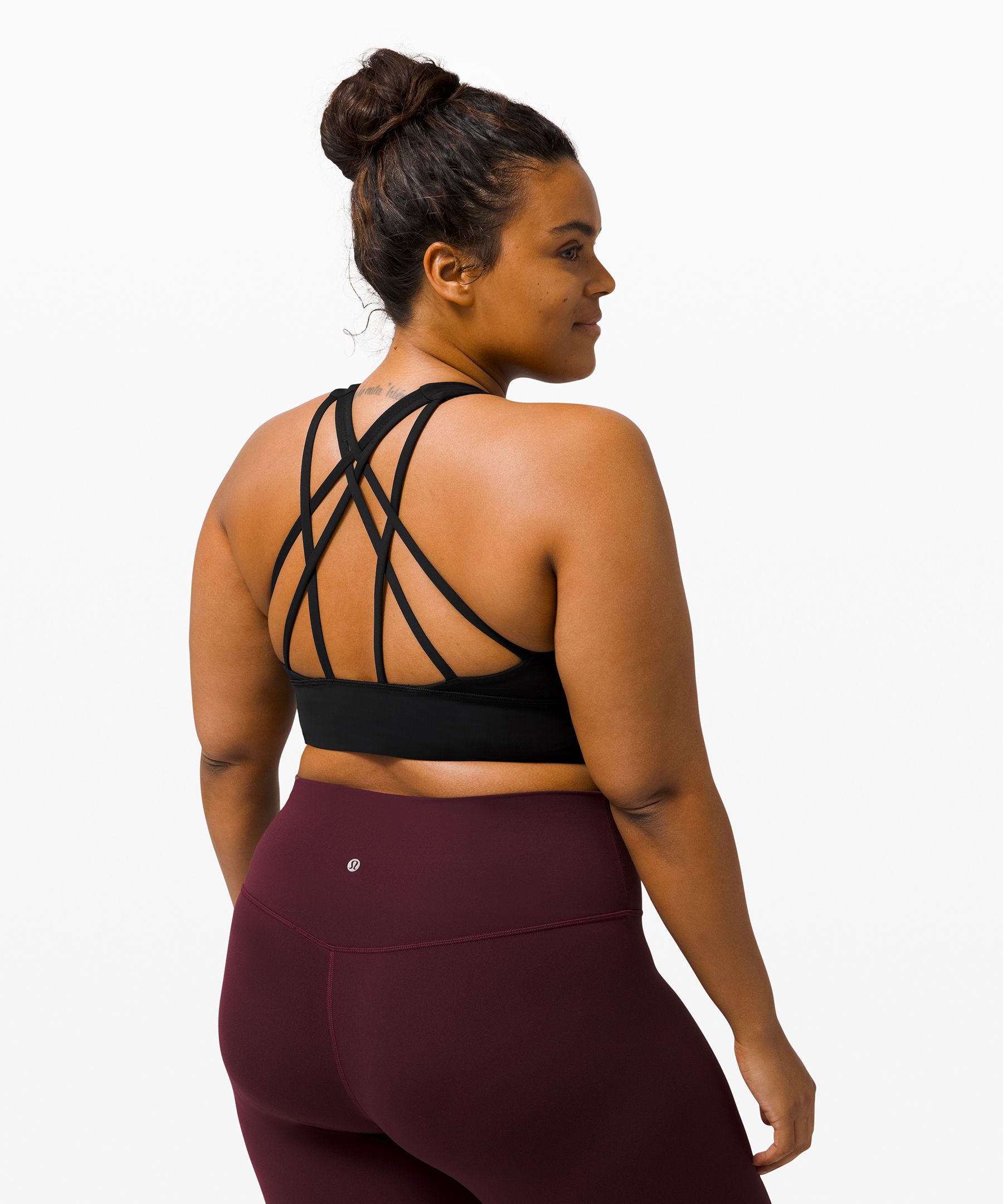 Lululemon Sports Bh Dame Svarte | 41906-TWQR