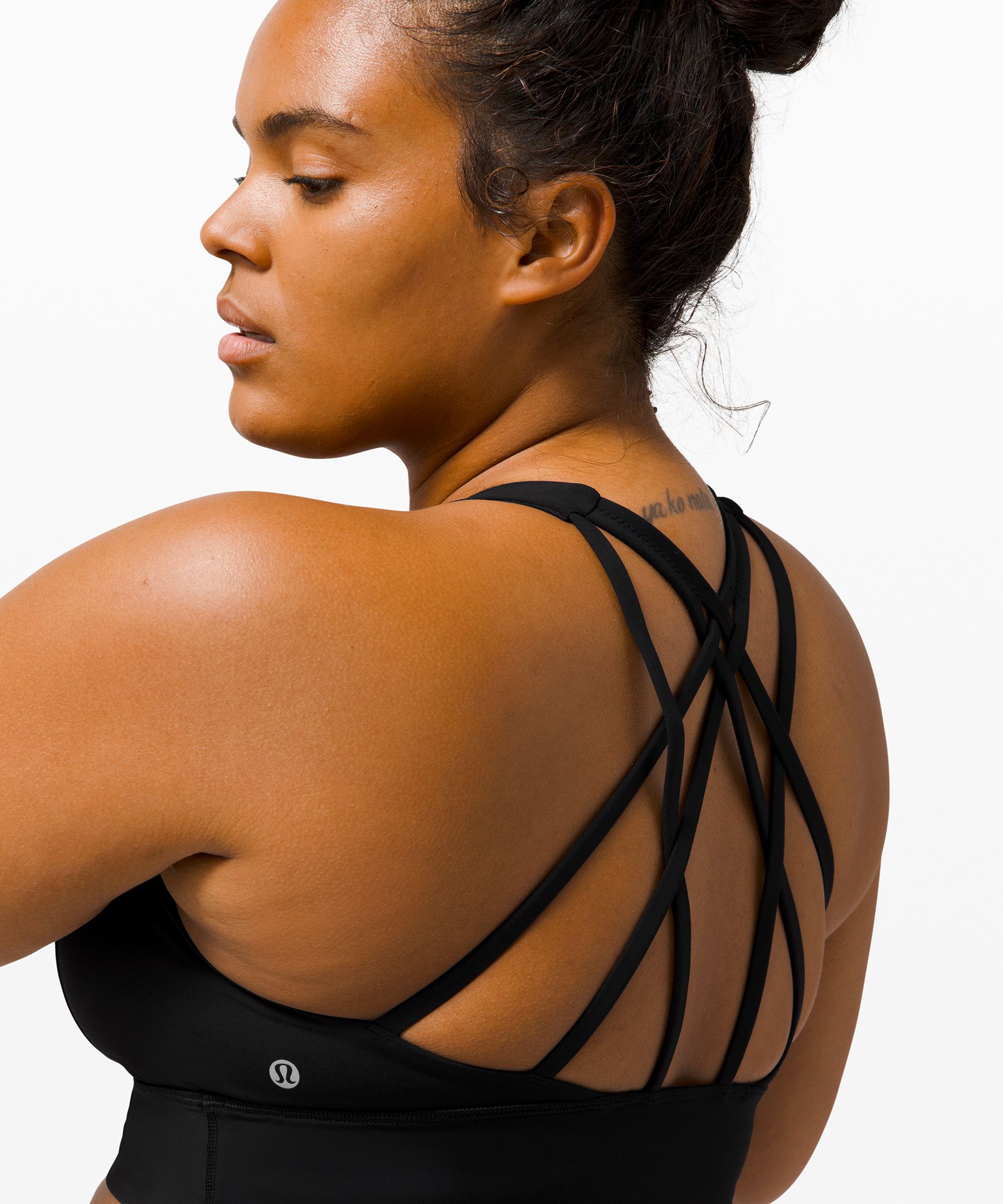 Lululemon Sports Bh Dame Svarte | 41906-TWQR