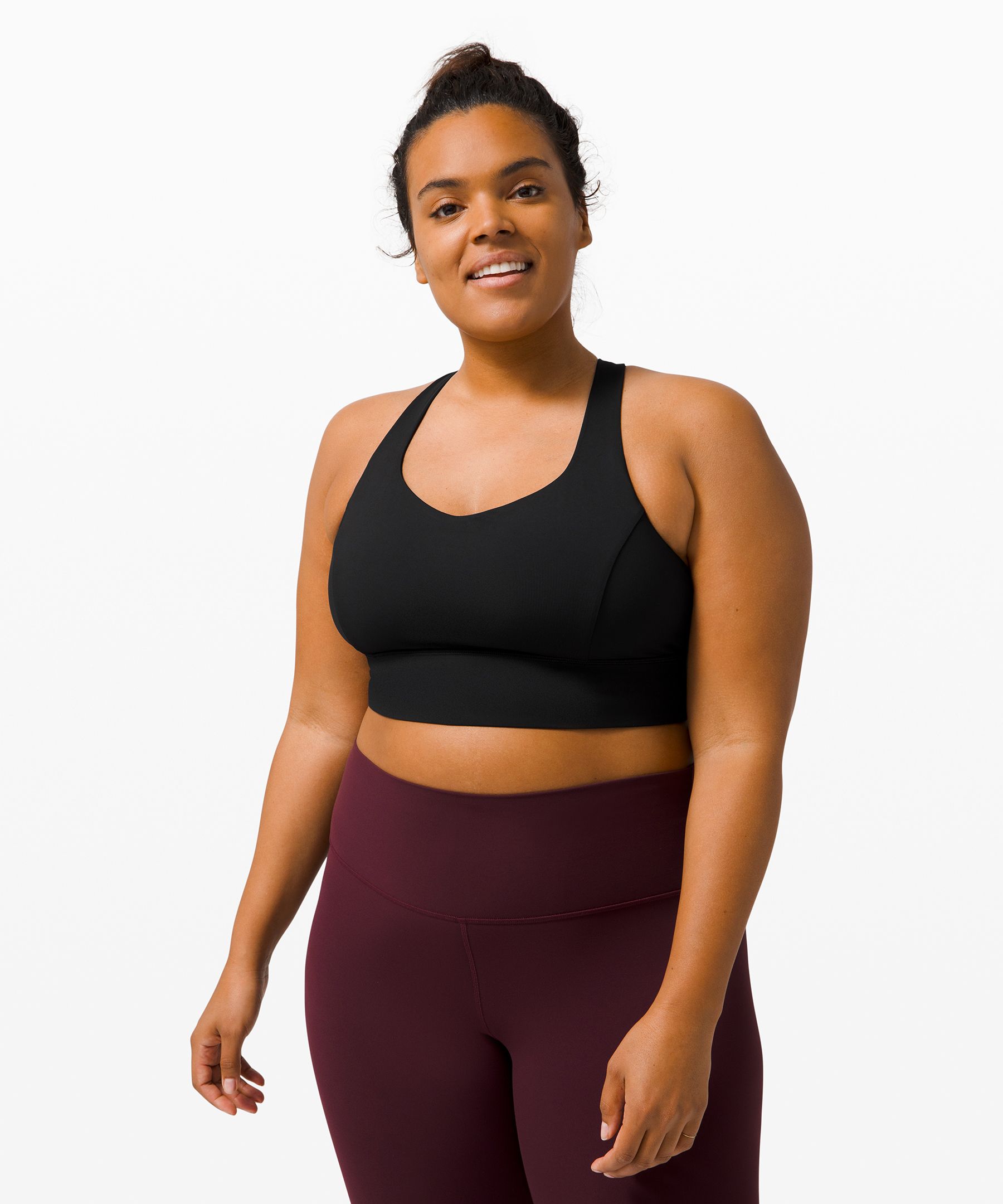 Lululemon Sports Bh Dame Svarte | 41906-TWQR