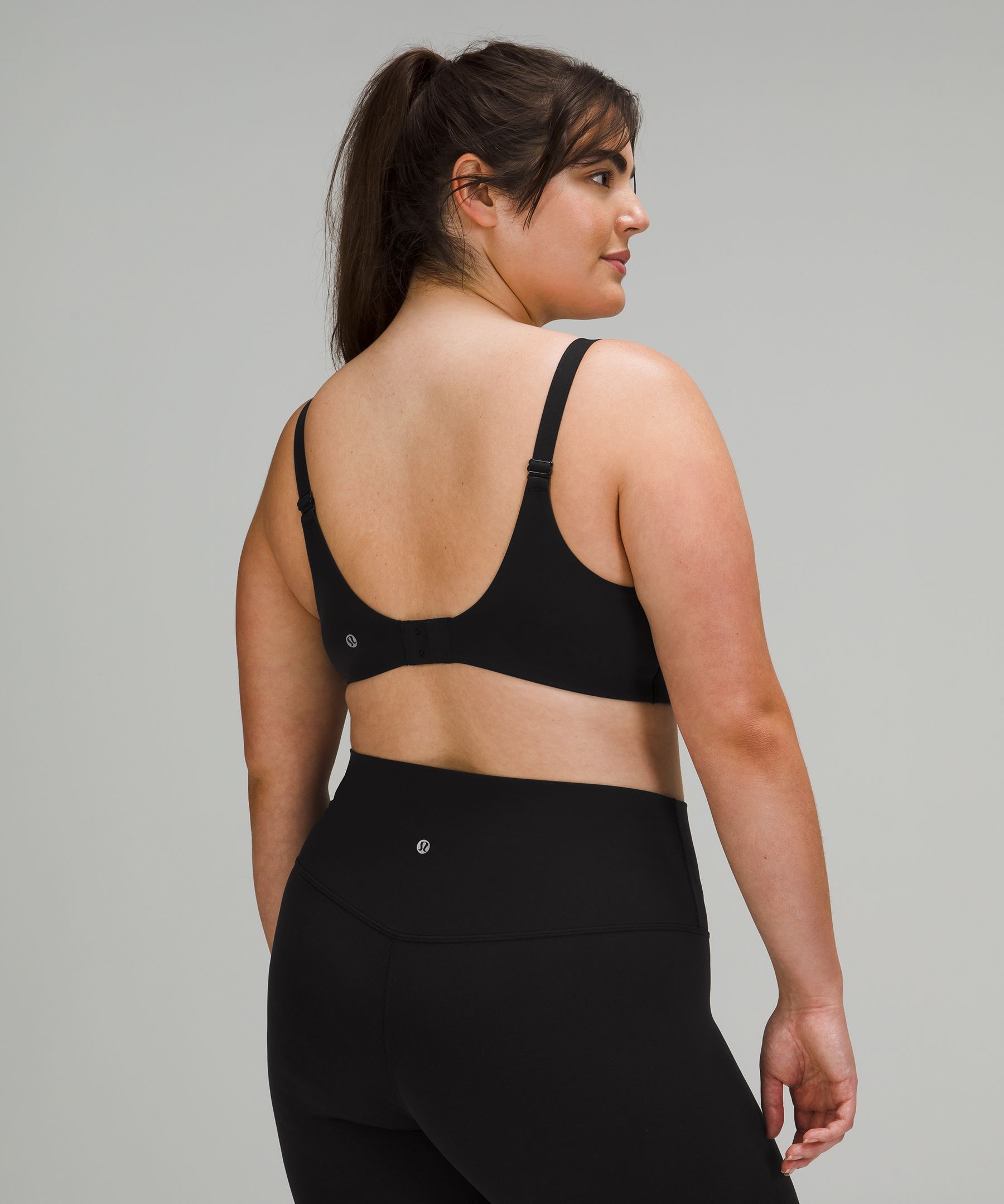 Lululemon Sports Bh Dame Svarte | 45309-WTMP