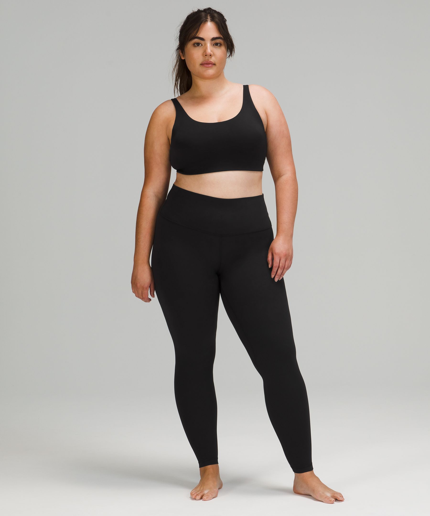 Lululemon Sports Bh Dame Svarte | 45309-WTMP