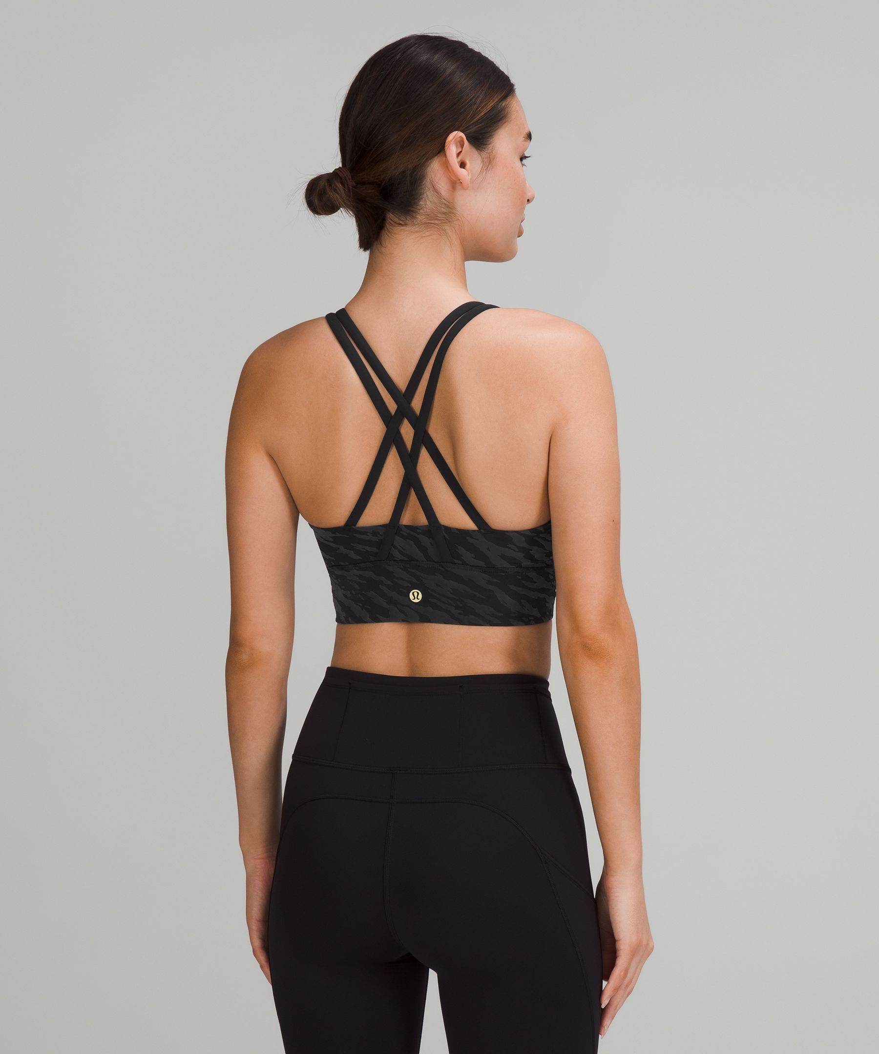 Lululemon Sports Bh Dame Svarte | 53294-SIVA