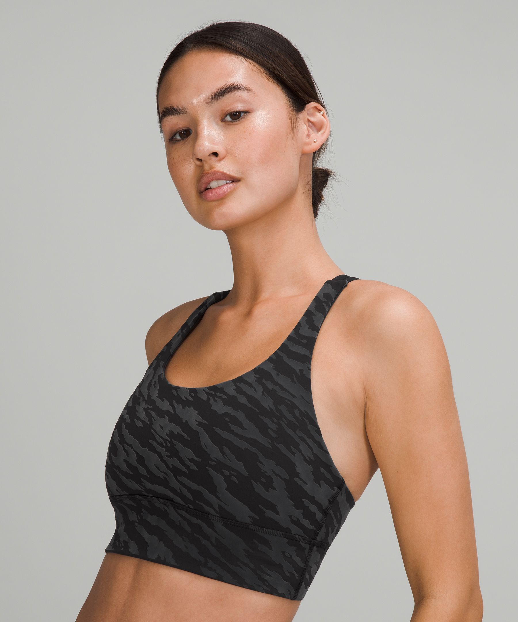 Lululemon Sports Bh Dame Svarte | 53294-SIVA