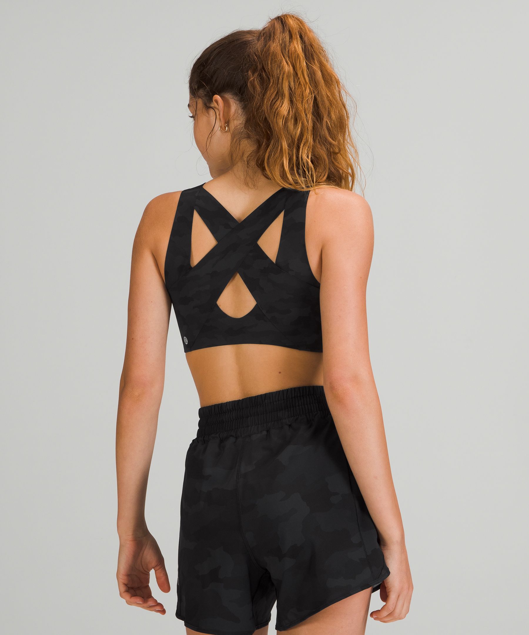 Lululemon Sports Bh Dame Svarte | 57046-DJGW