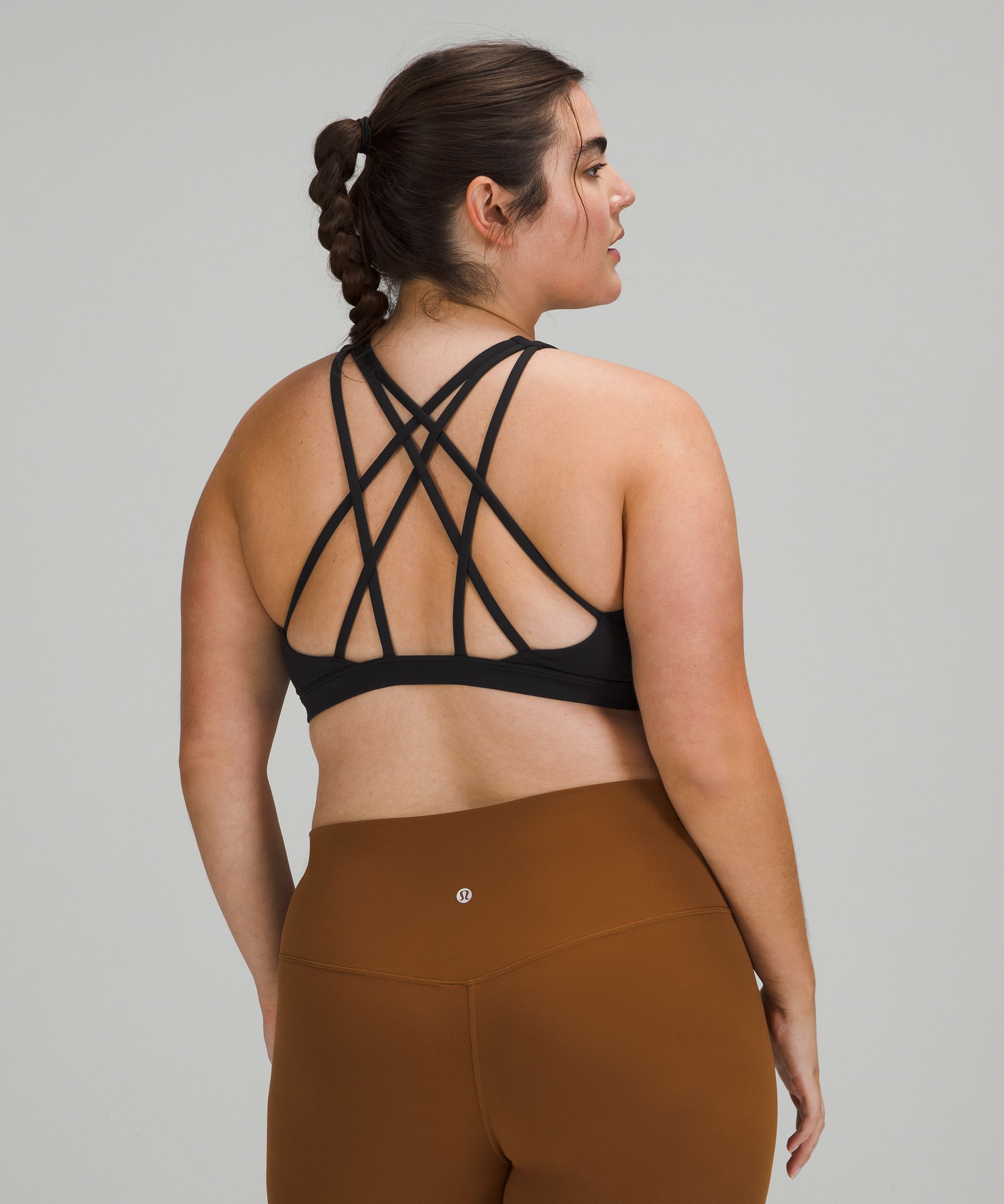 Lululemon Sports Bh Dame Svarte | 65894-VPDW
