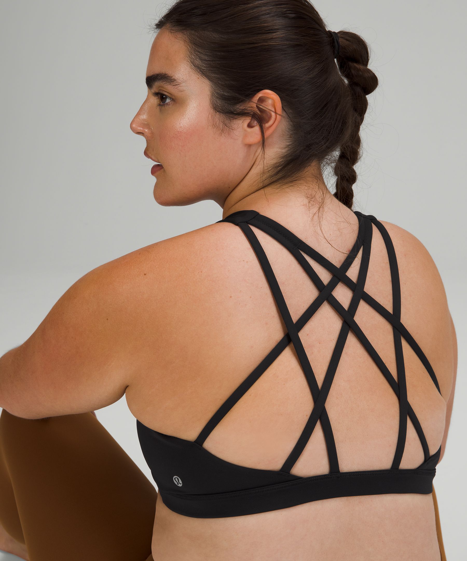 Lululemon Sports Bh Dame Svarte | 65894-VPDW