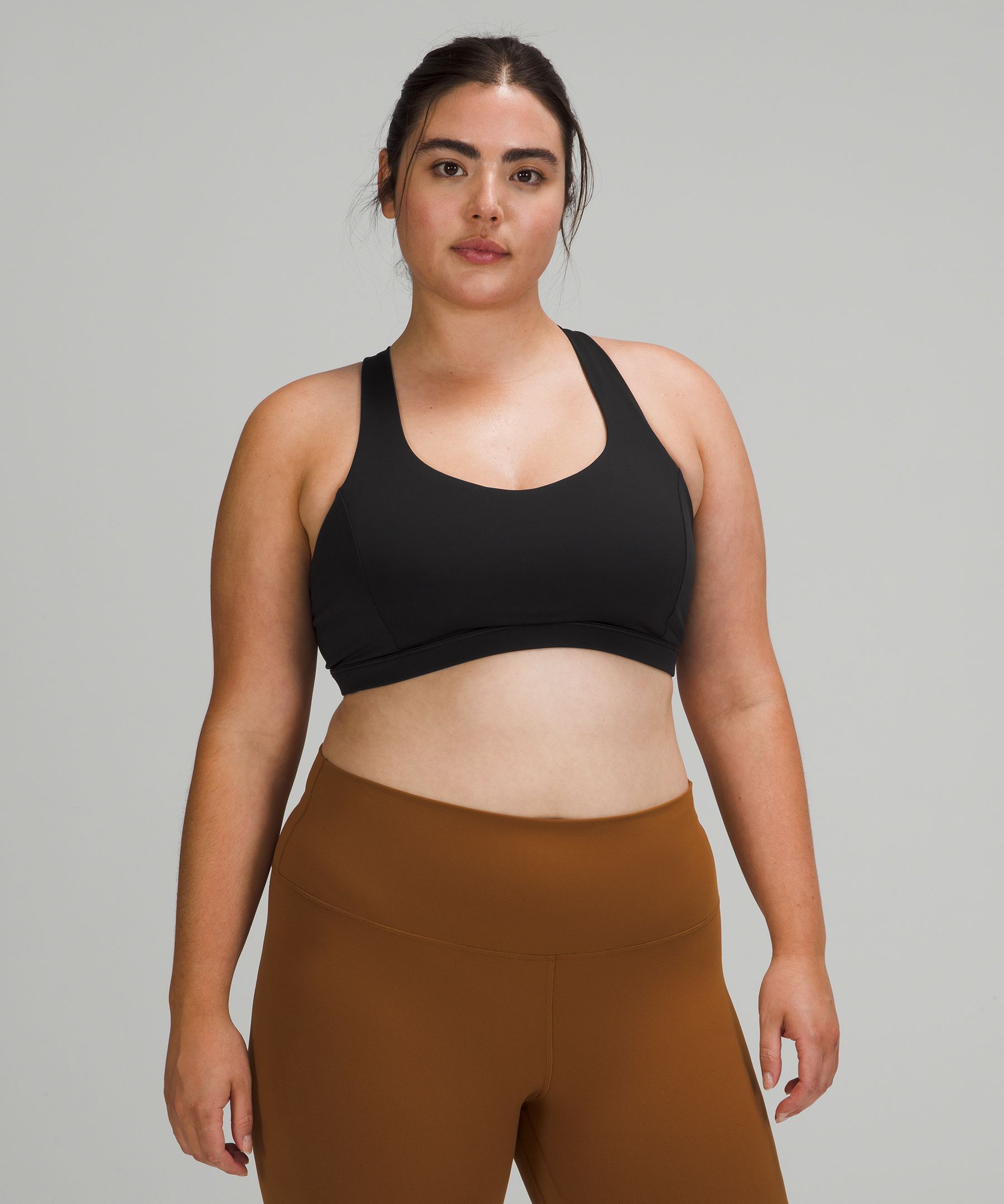 Lululemon Sports Bh Dame Svarte | 65894-VPDW