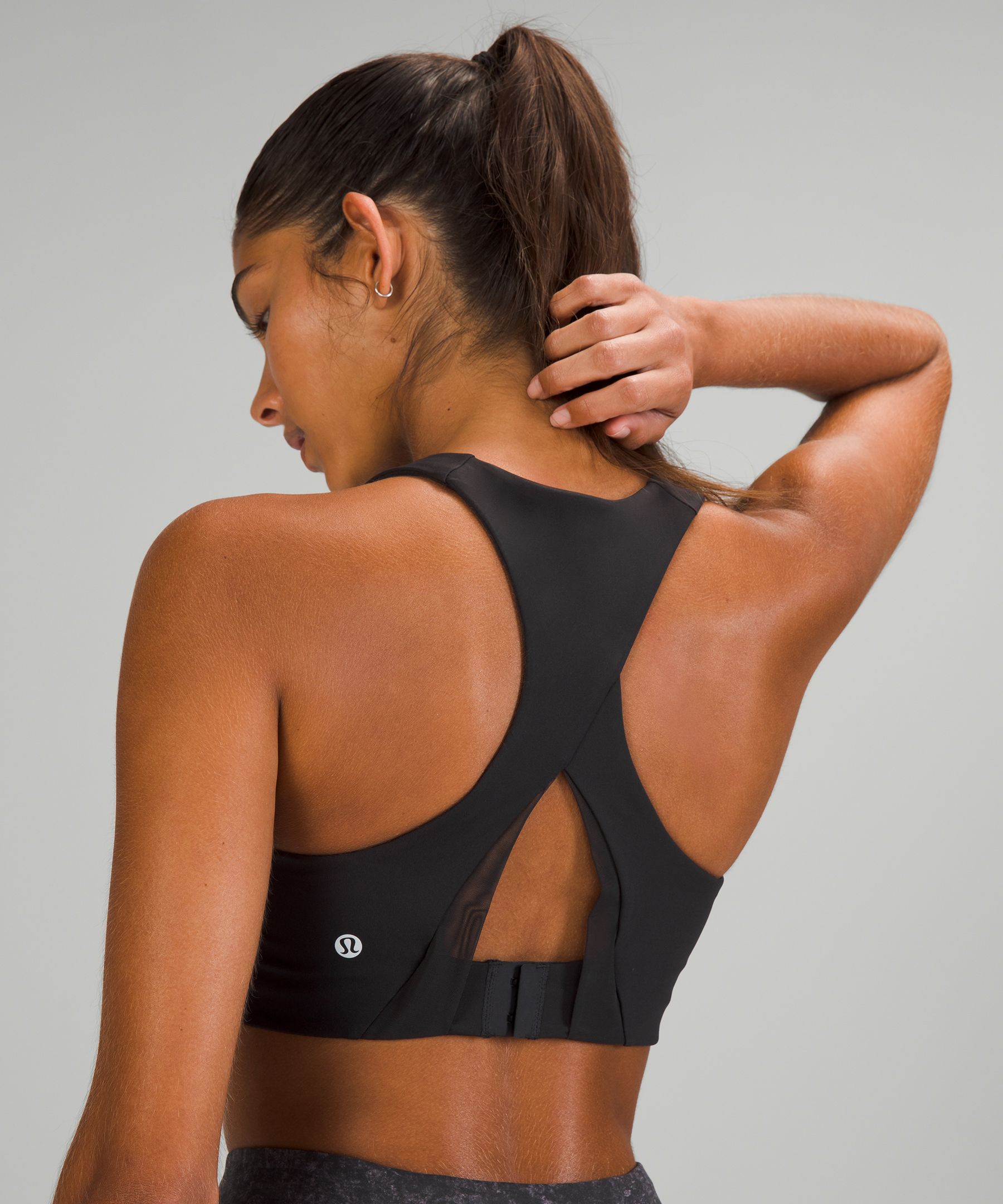 Lululemon Sports Bh Dame Svarte | 78601-XRKI