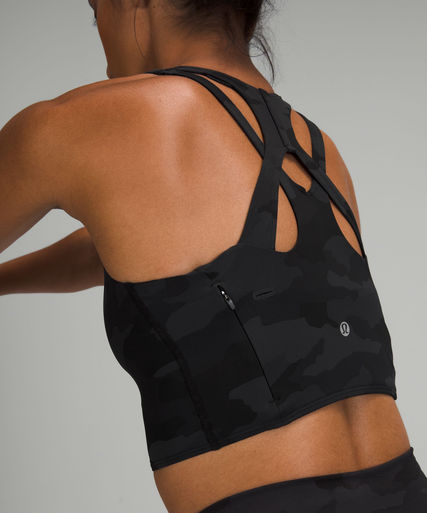 Lululemon Sports Bh Dame Svarte | 79304-LDYP