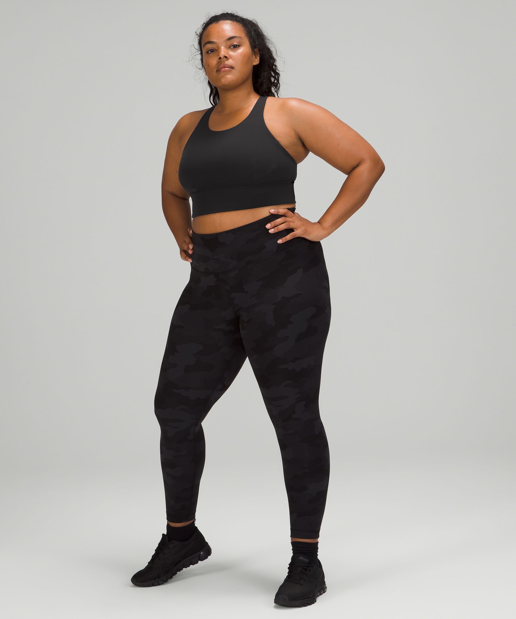 Lululemon Sports Bh Dame Svarte | 82967-EZTB