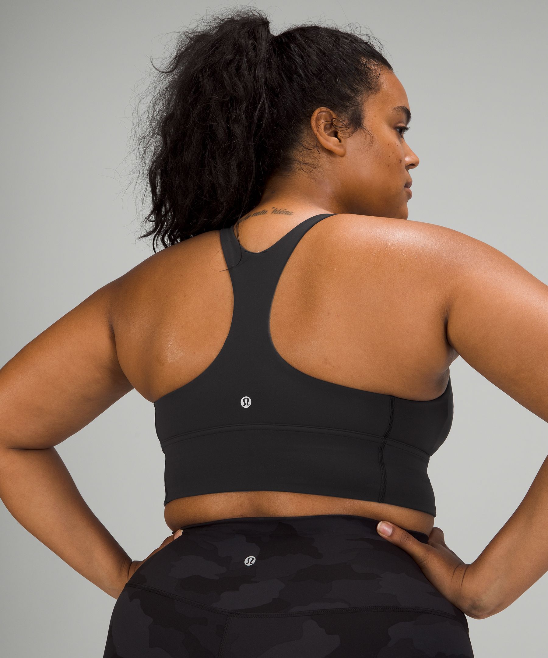 Lululemon Sports Bh Dame Svarte | 82967-EZTB