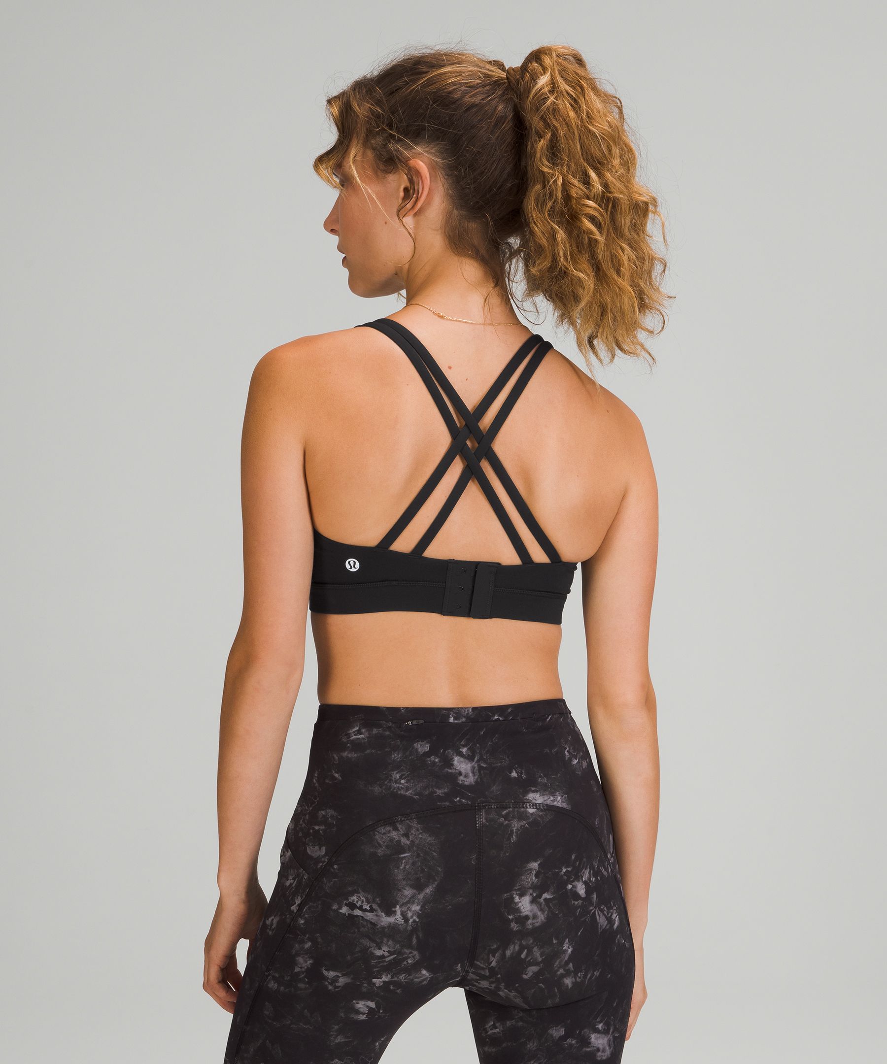 Lululemon Sports Bh Dame Svarte | 90381-YARX