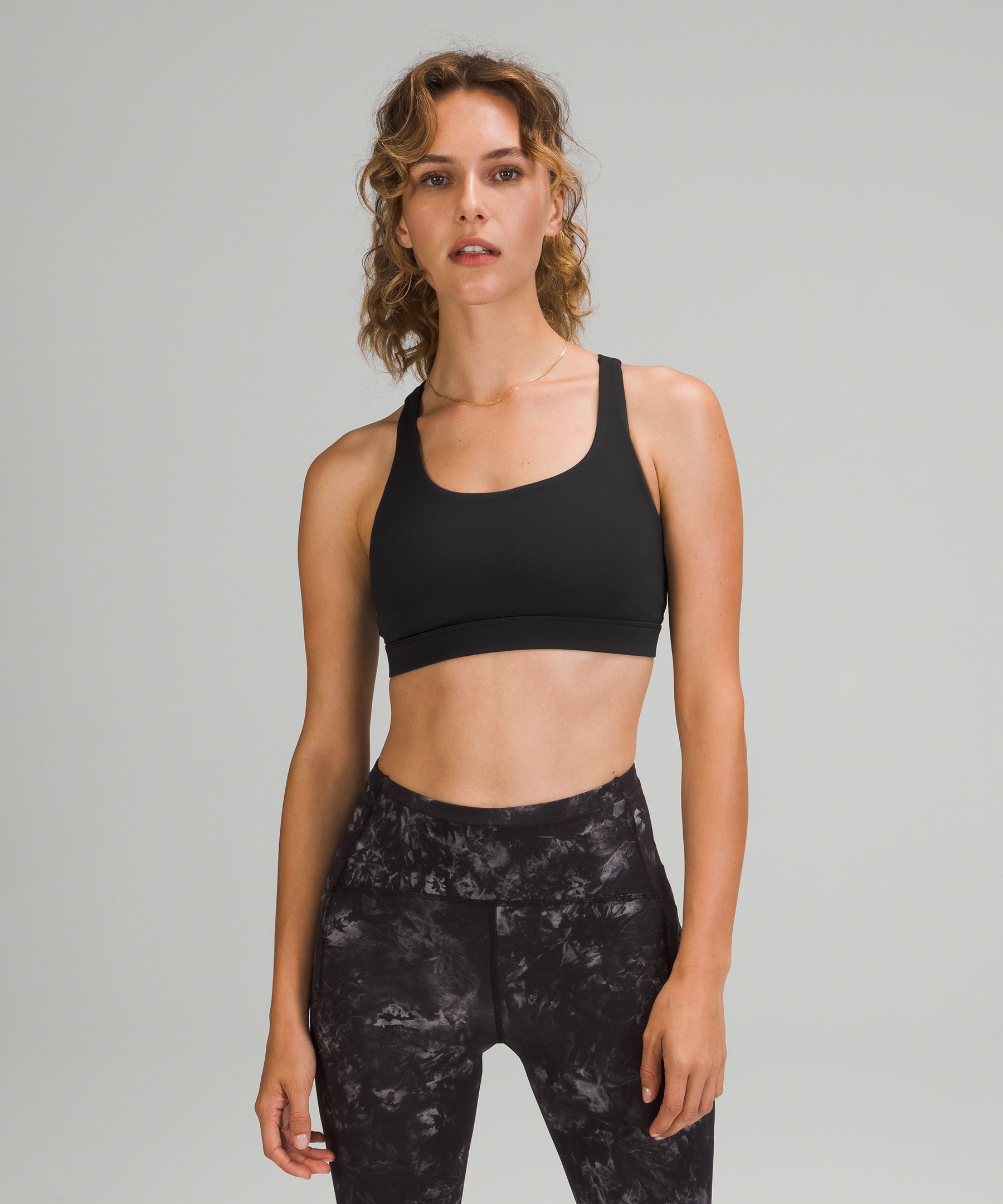 Lululemon Sports Bh Dame Svarte | 90381-YARX