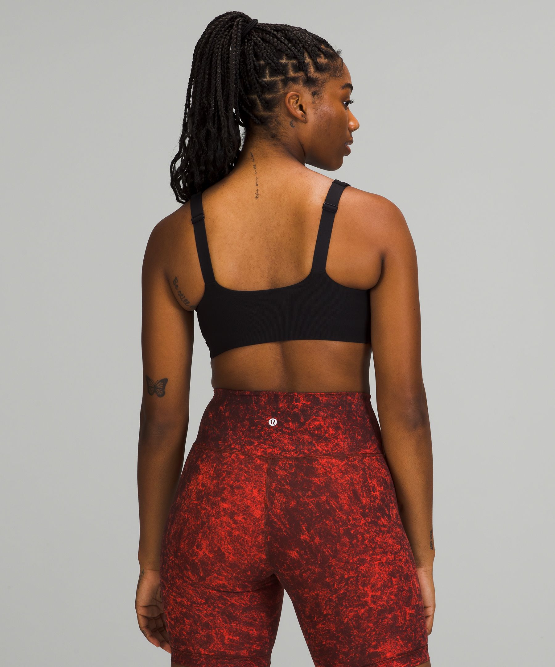 Lululemon Sports Bh Dame Svarte | 91208-CMIF