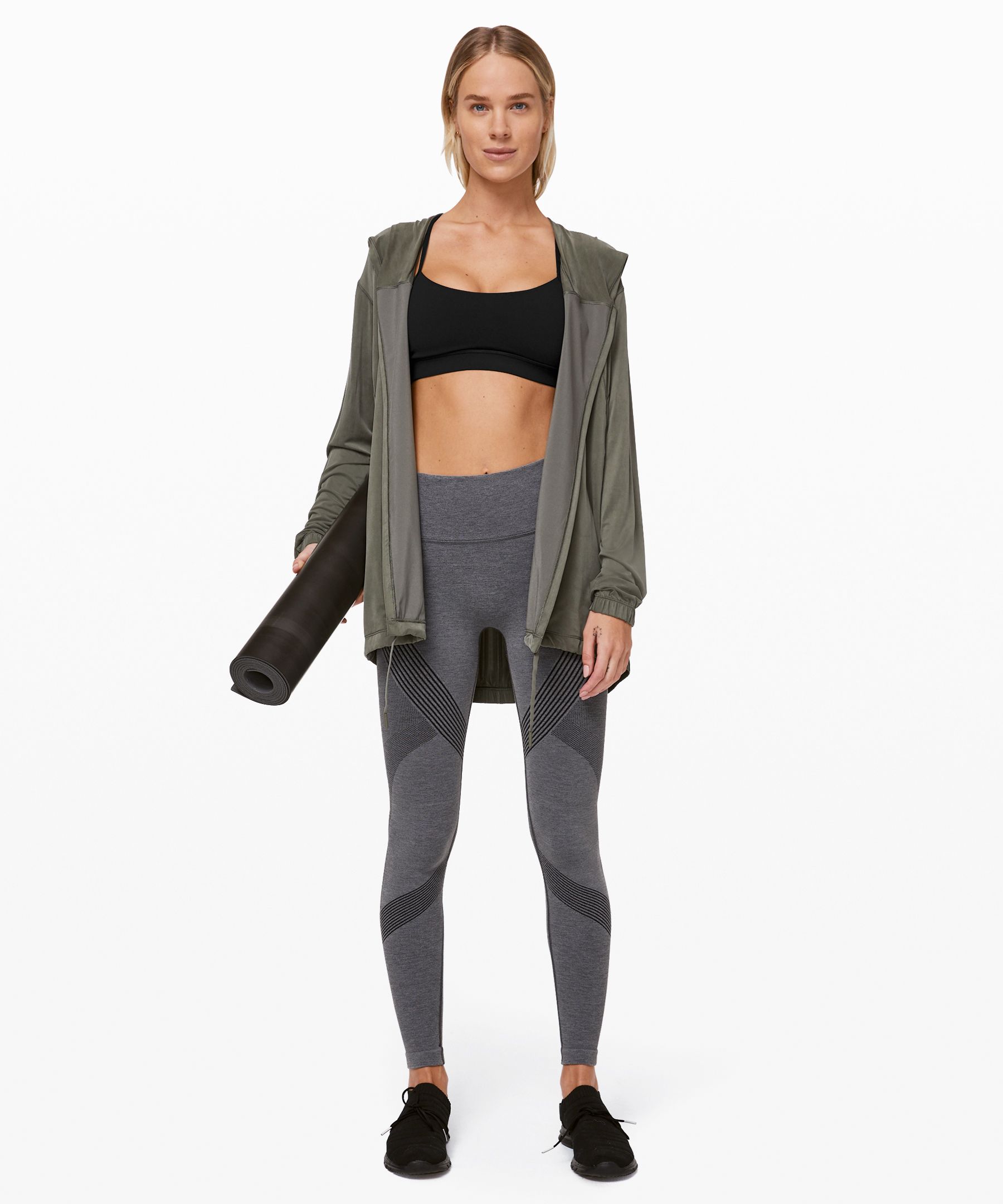 Lululemon Sports Bh Dame Svarte | 91768-OSBA