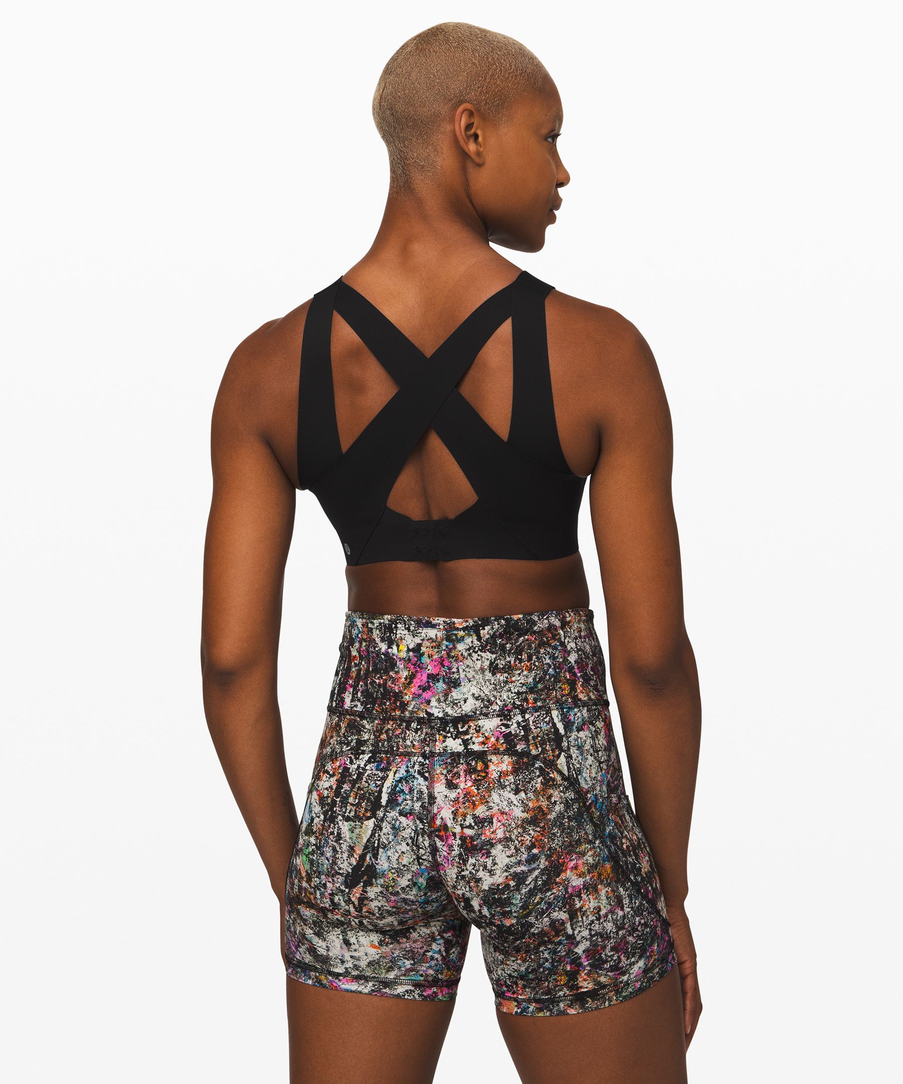 Lululemon Sports Bh Dame Svarte | 98312-COQP