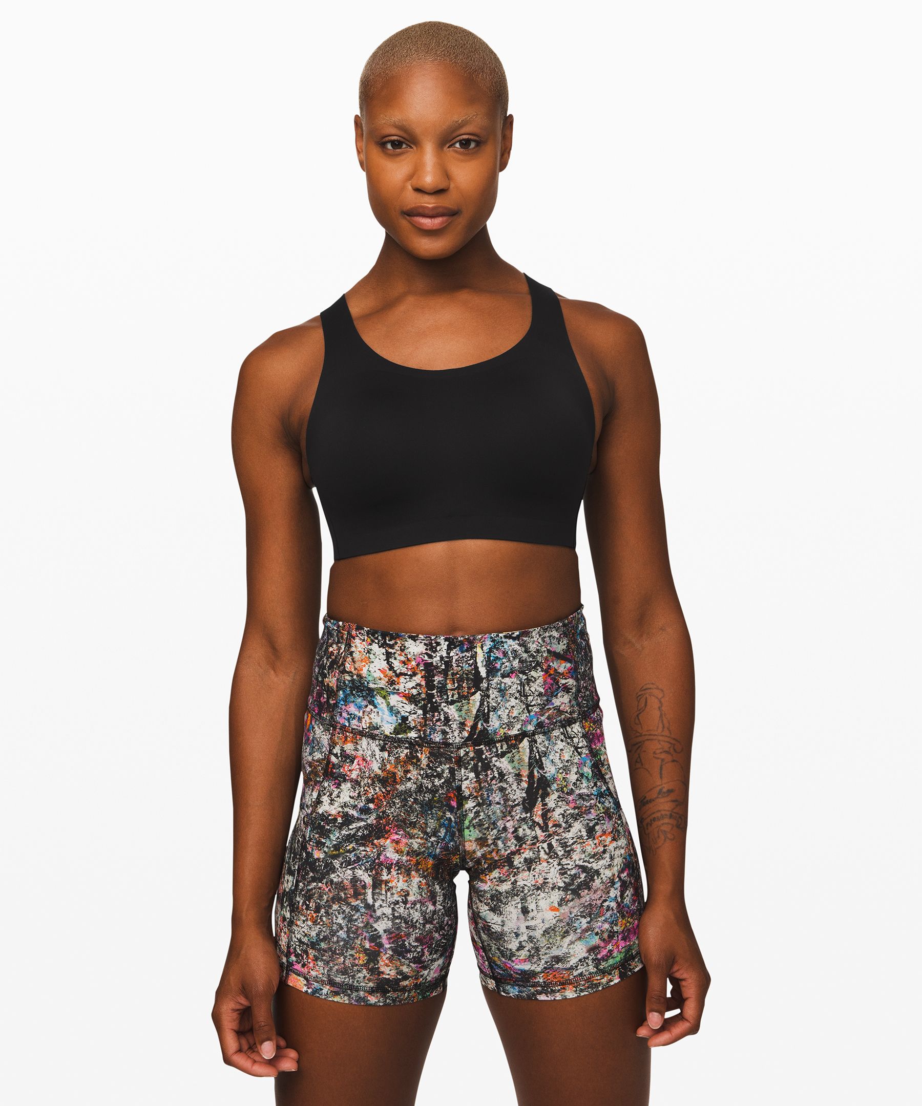 Lululemon Sports Bh Dame Svarte | 98312-COQP
