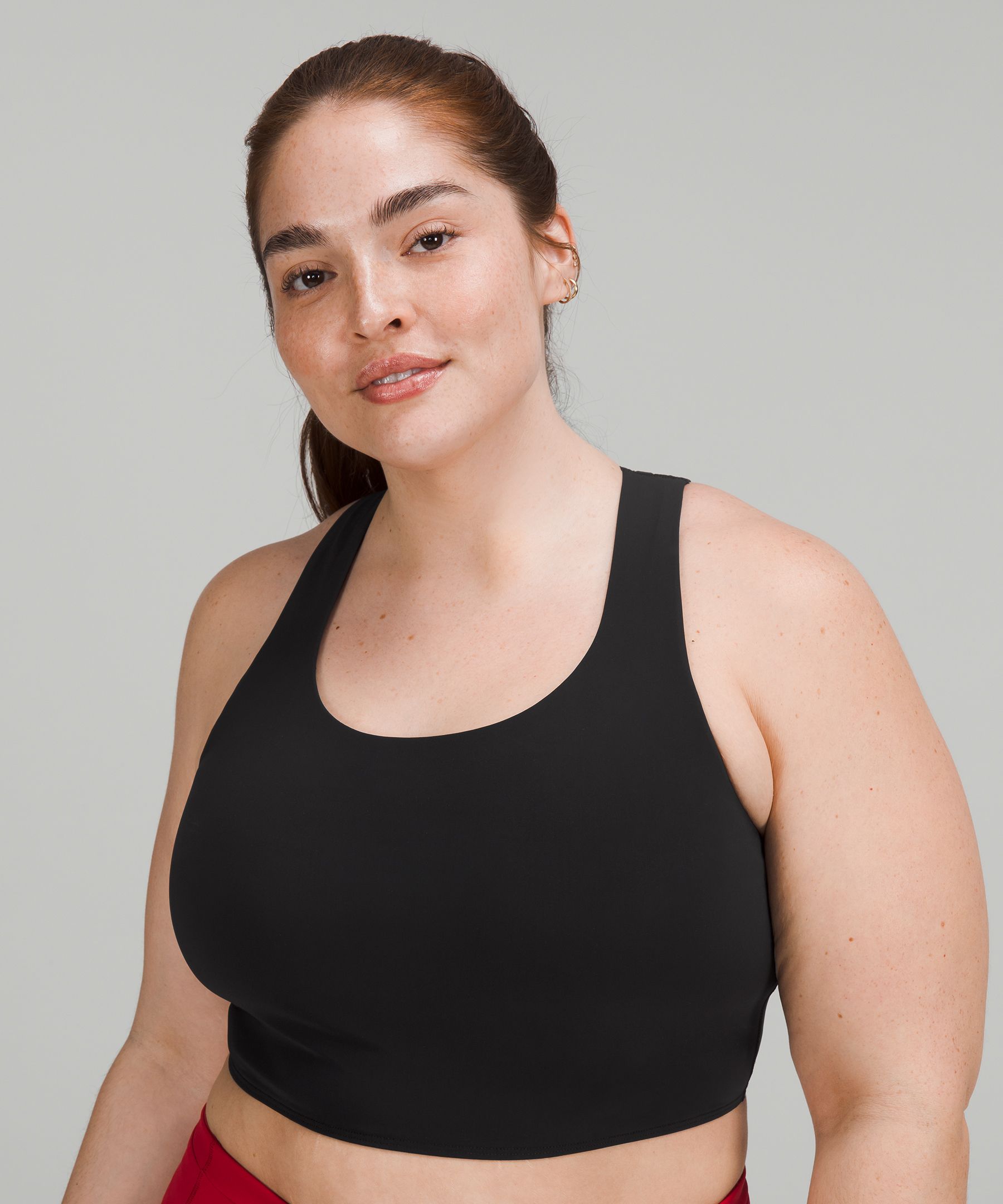 Lululemon Sports Bh Dame Svarte | 98465-WSHJ