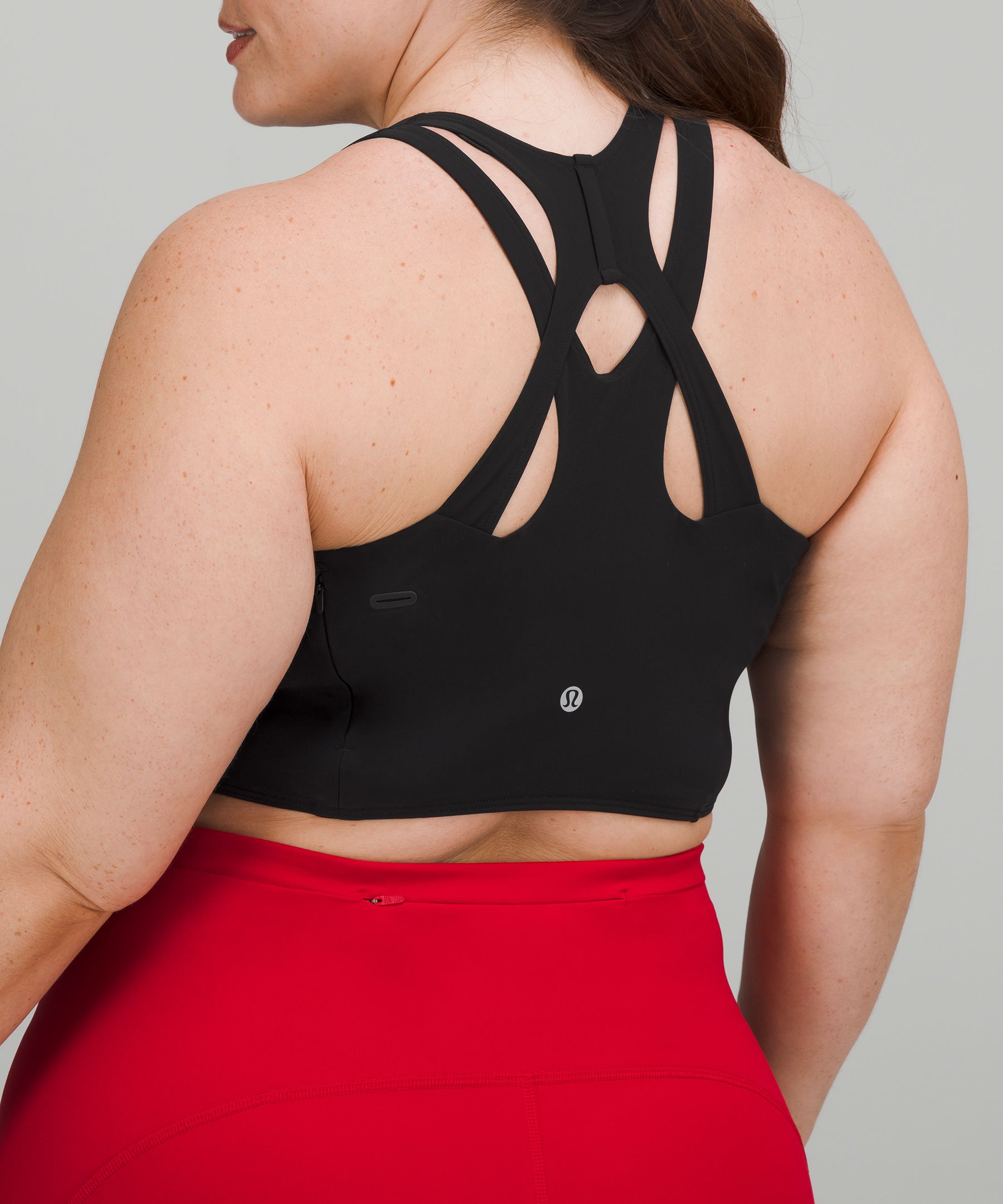 Lululemon Sports Bh Dame Svarte | 98465-WSHJ