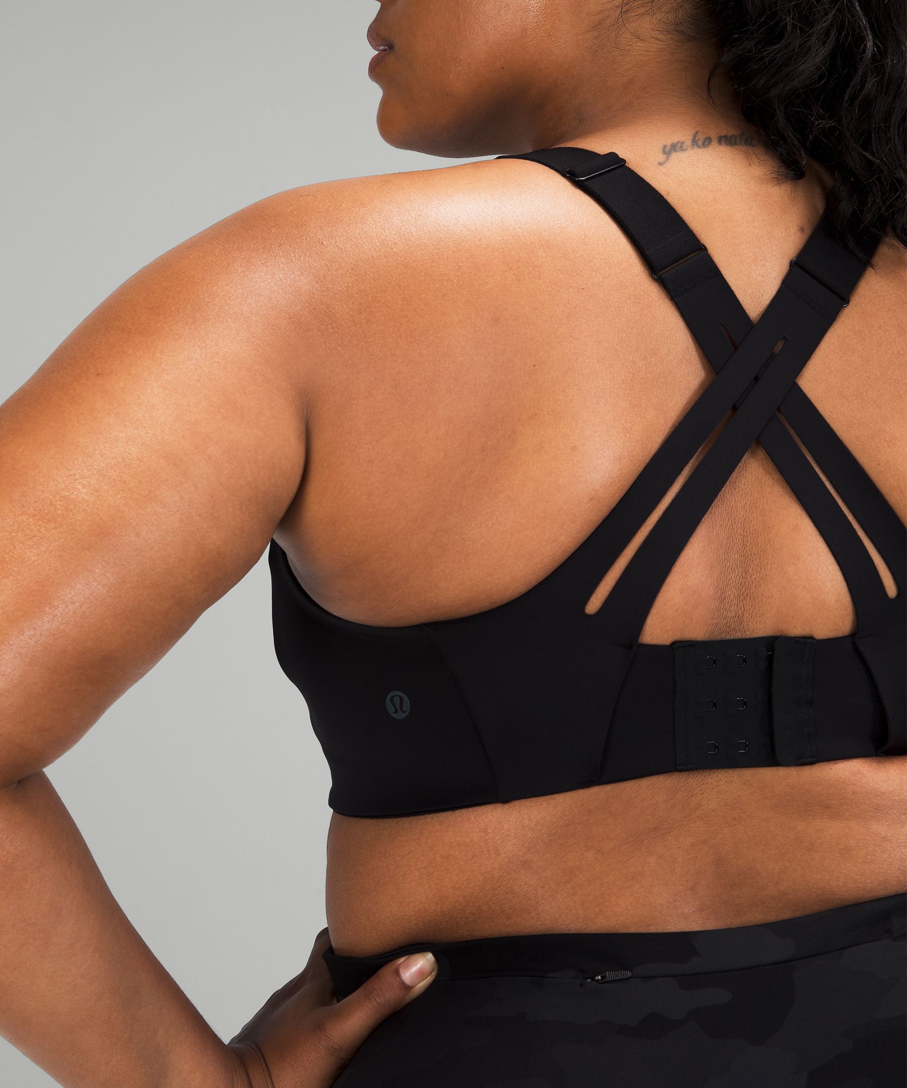 Lululemon Sports Bh Dame Svarte Grå | 47581-NHPS