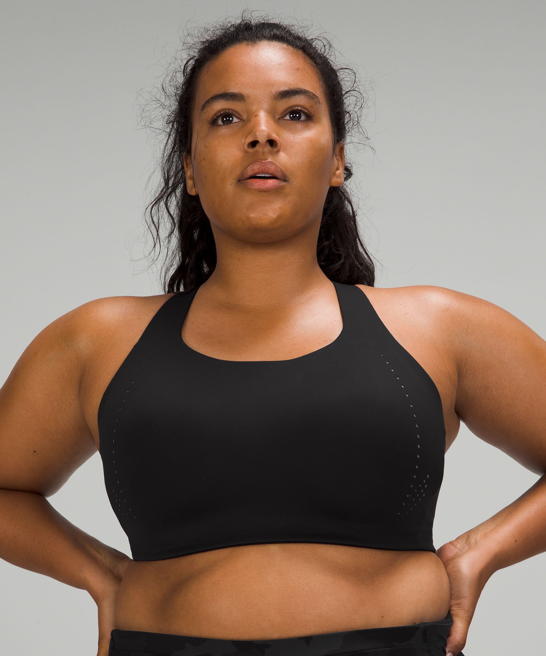 Lululemon Sports Bh Dame Svarte Grå | 47581-NHPS