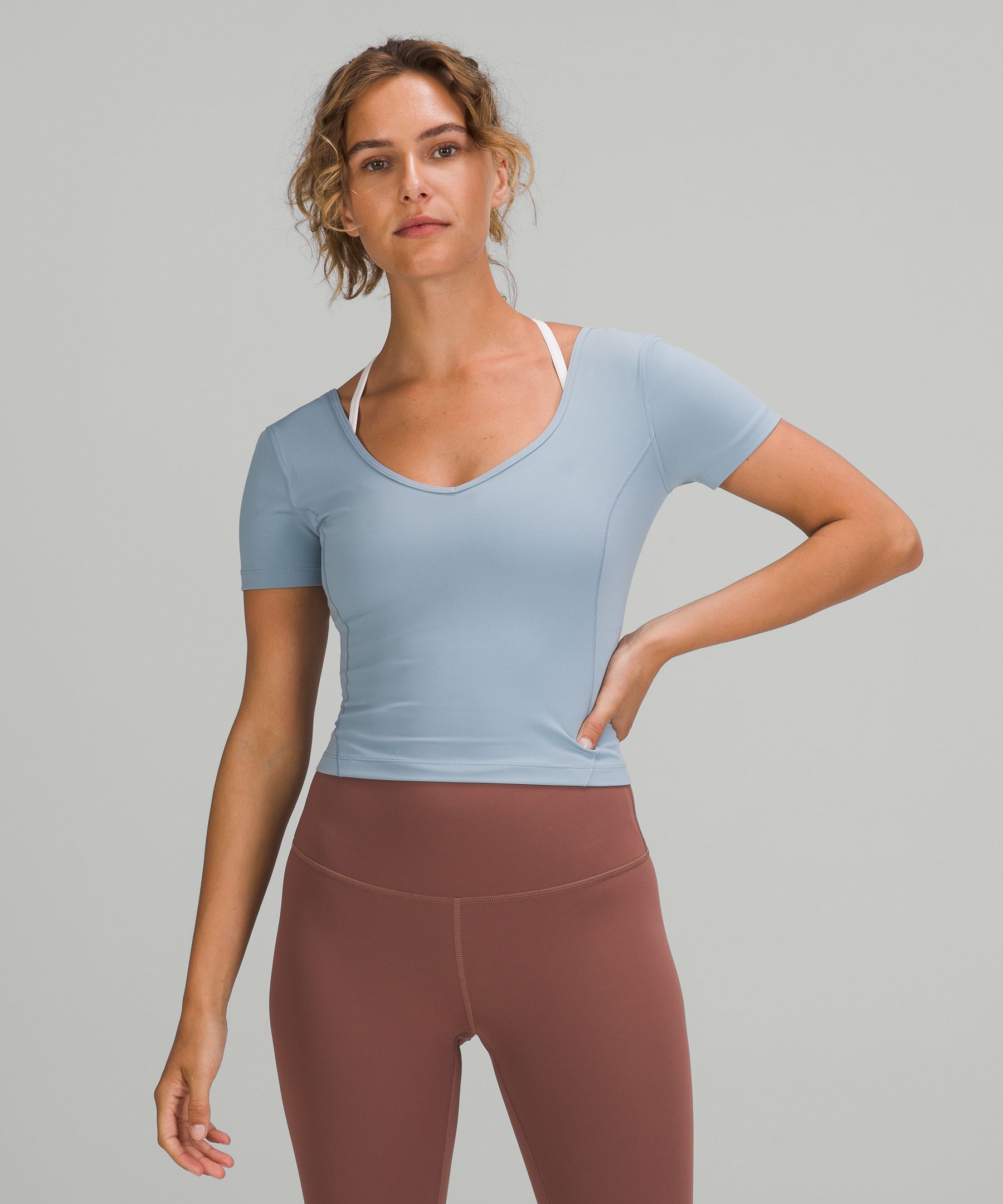 Lululemon Topper Dame Blå | 31907-ICXR