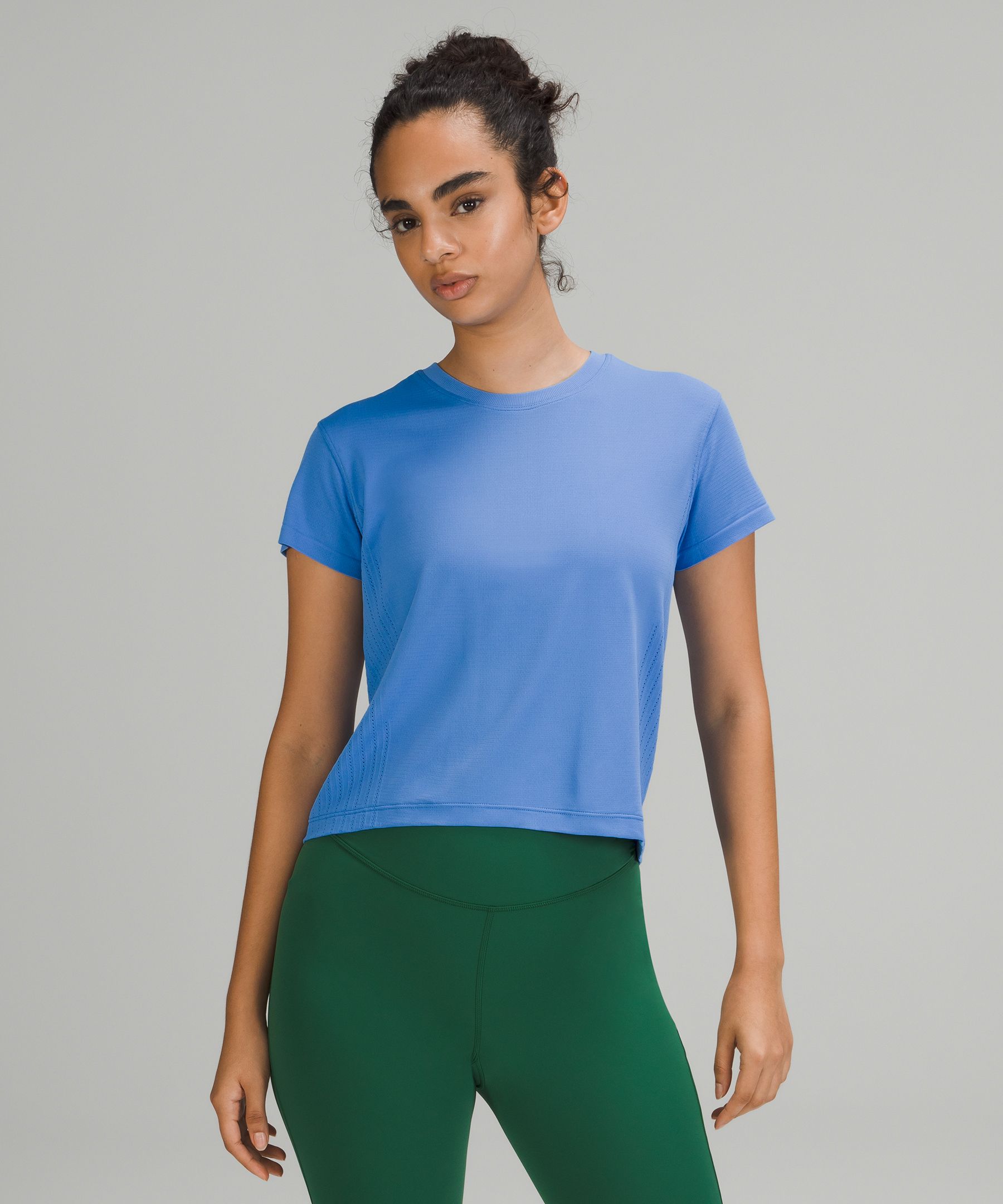 Lululemon Topper Dame Blå | 67513-HCIE