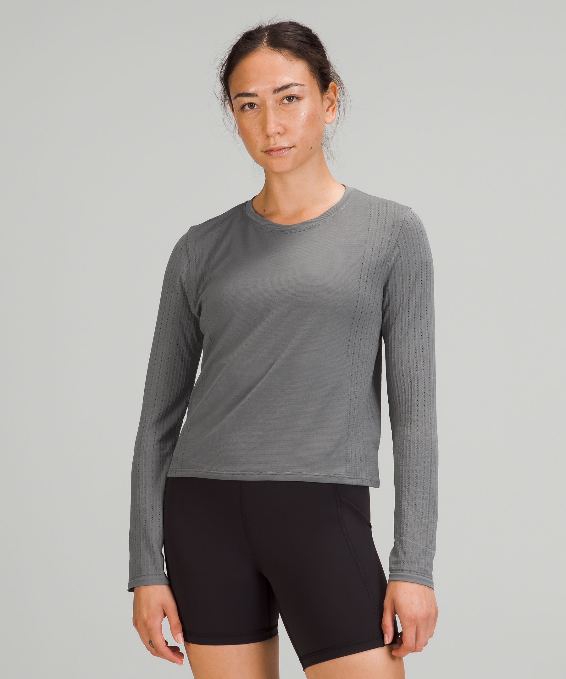 Lululemon Topper Dame Dyp Grå | 10289-SYLI