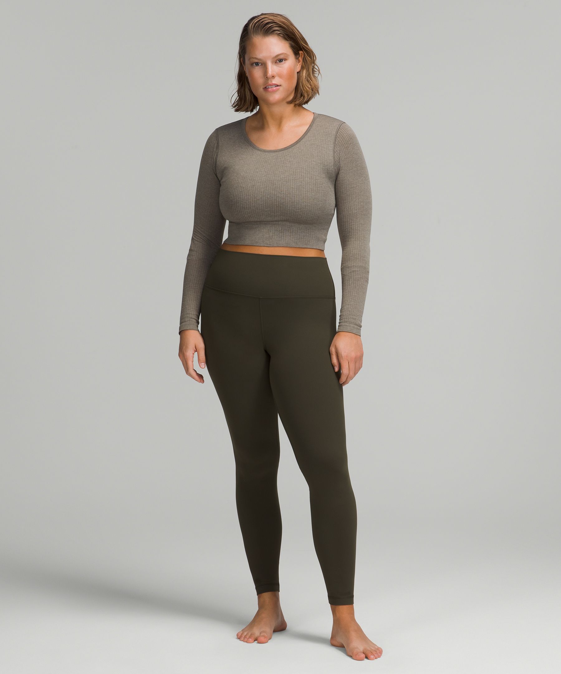 Lululemon Topper Dame Grå Brune | 43865-XFRA