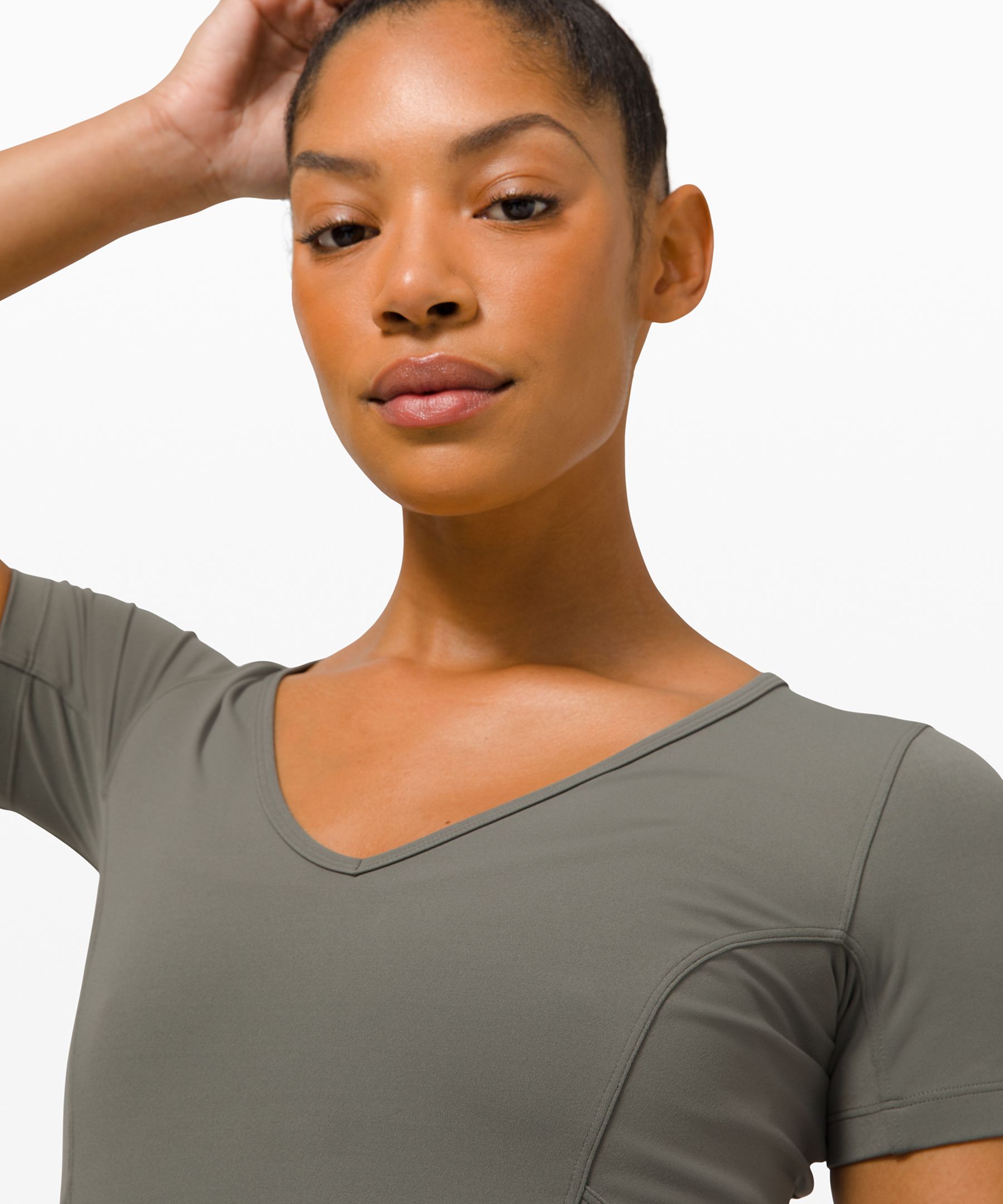 Lululemon Topper Dame Grå Olivengrønne | 39258-ISYG