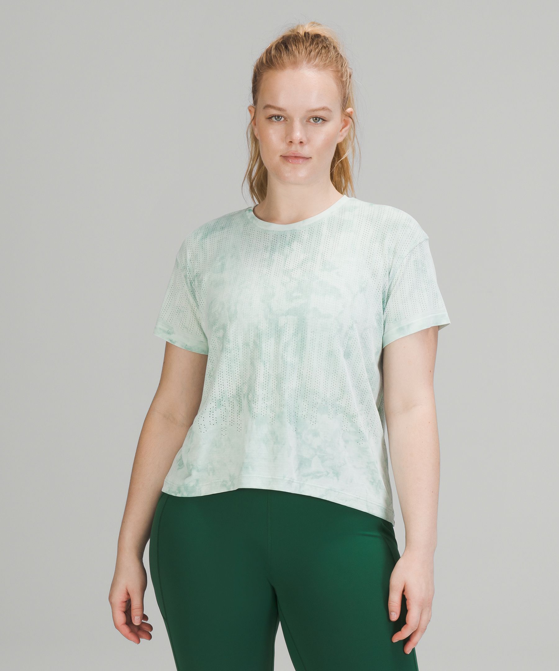 Lululemon Topper Dame Grønn | 65193-SXYK