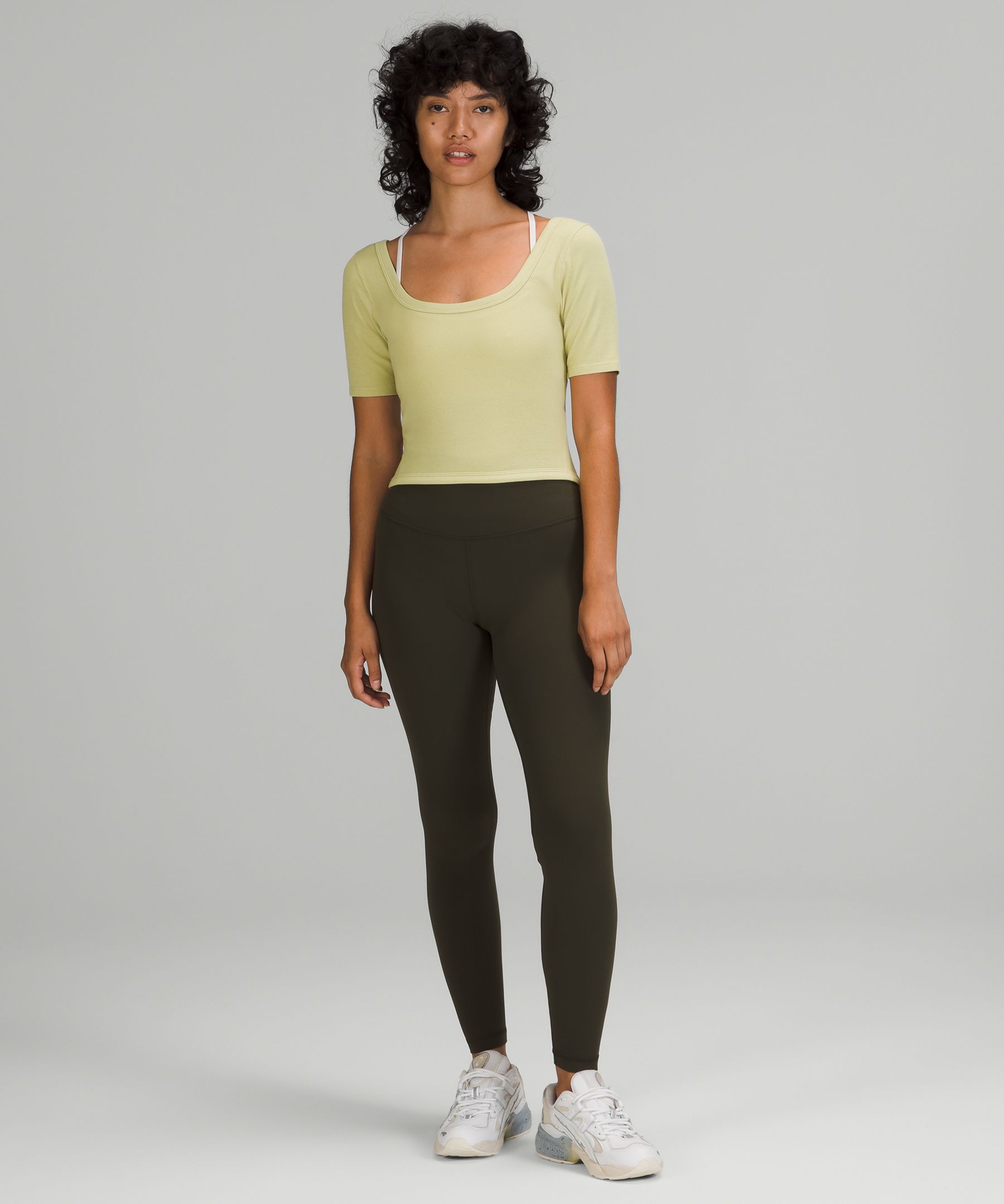 Lululemon Topper Dame Grønn | 73214-AXPR